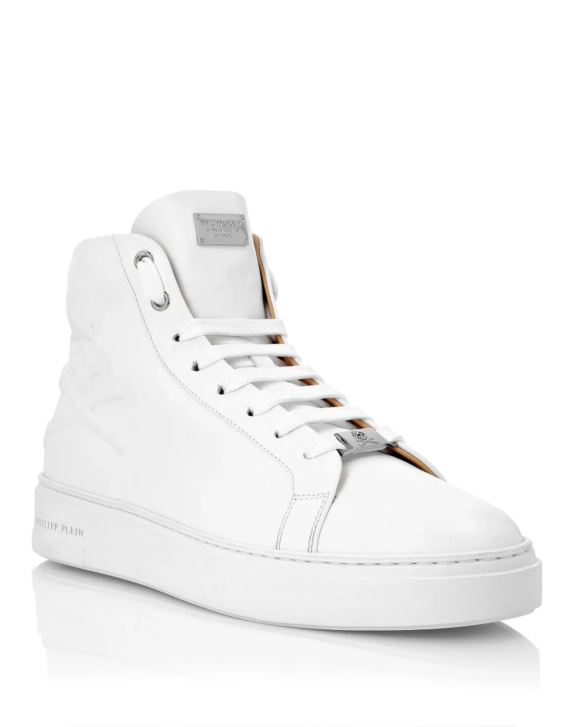 Hi-Top Sneakers Skull, цвет: Белый