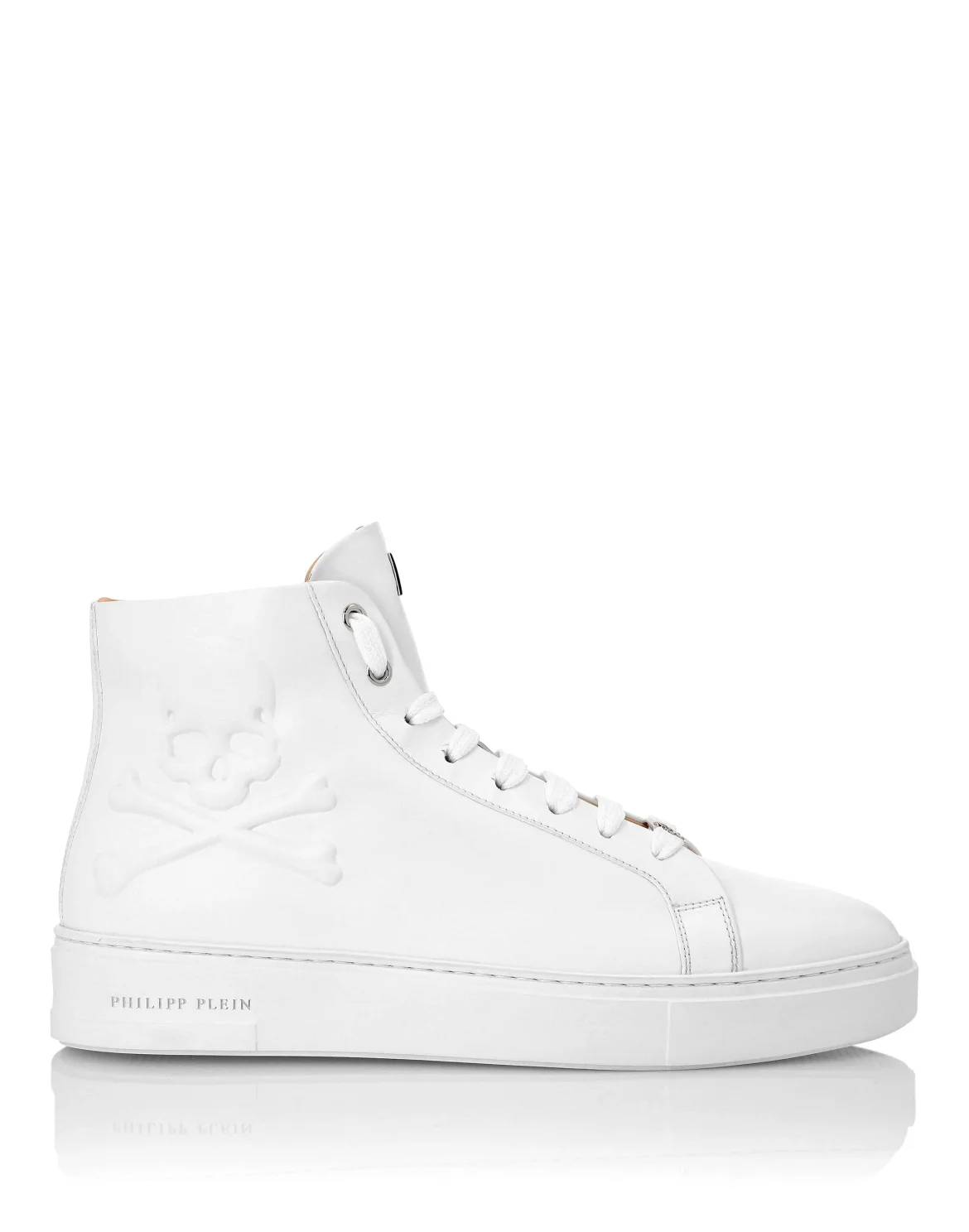 Hi-Top Sneakers Skull, цвет: Белый