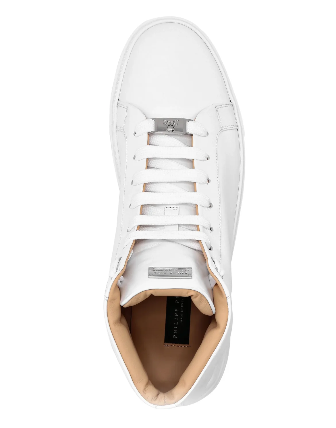 Hi-Top Sneakers Skull, цвет: Белый