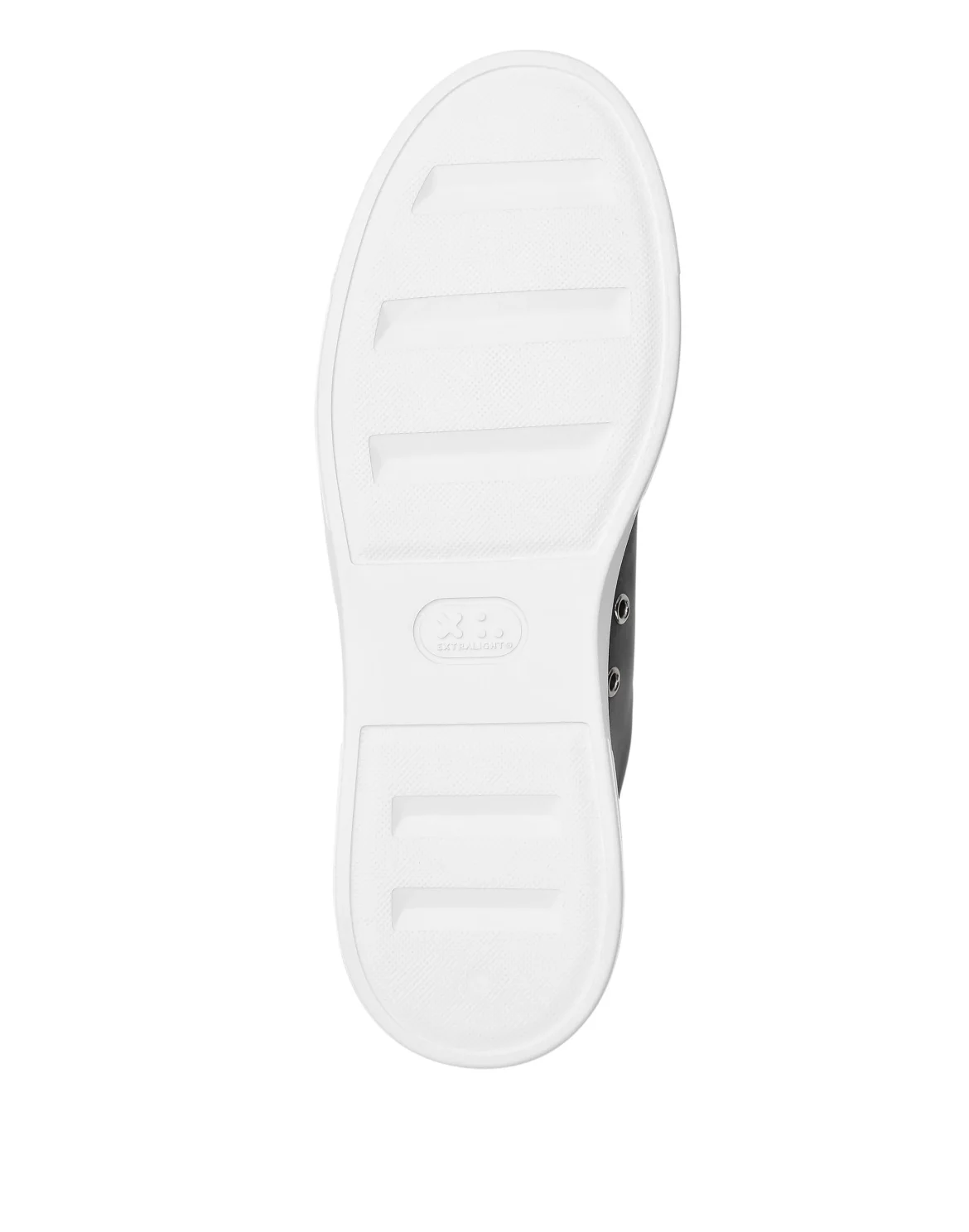 Leather Lo-Top Sneakers Signature, цвет: Серый