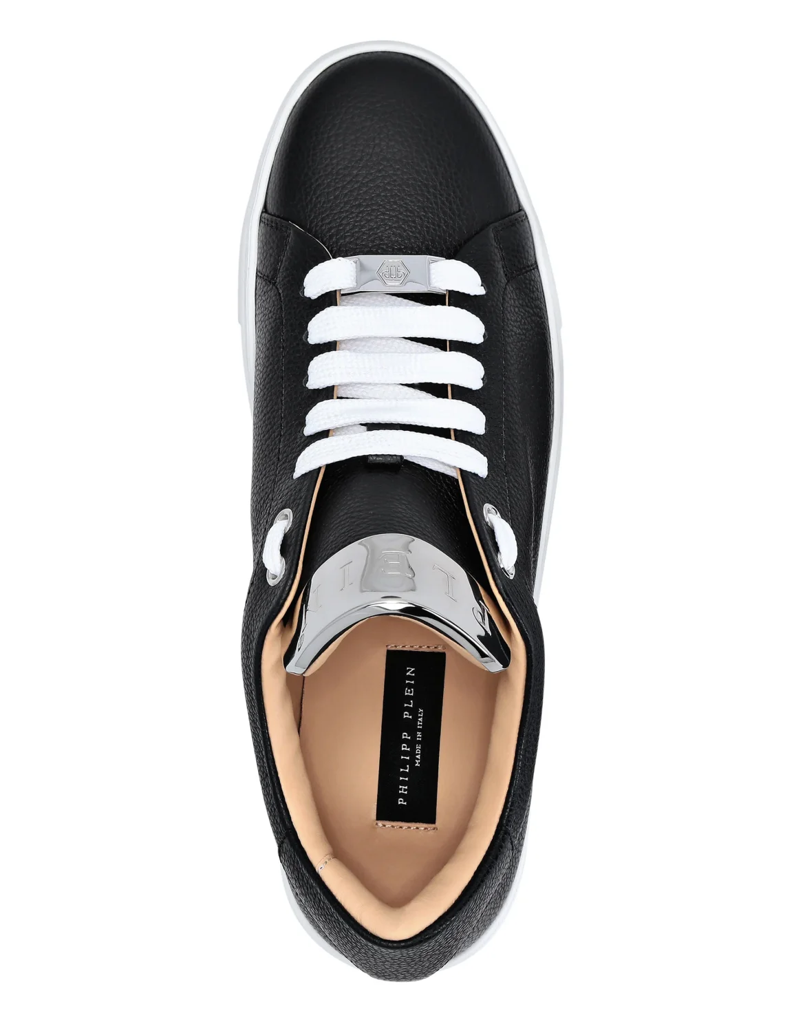 LO-TOP SNEAKERS SILVER $URFER DEER PRINT, цвет: Черный