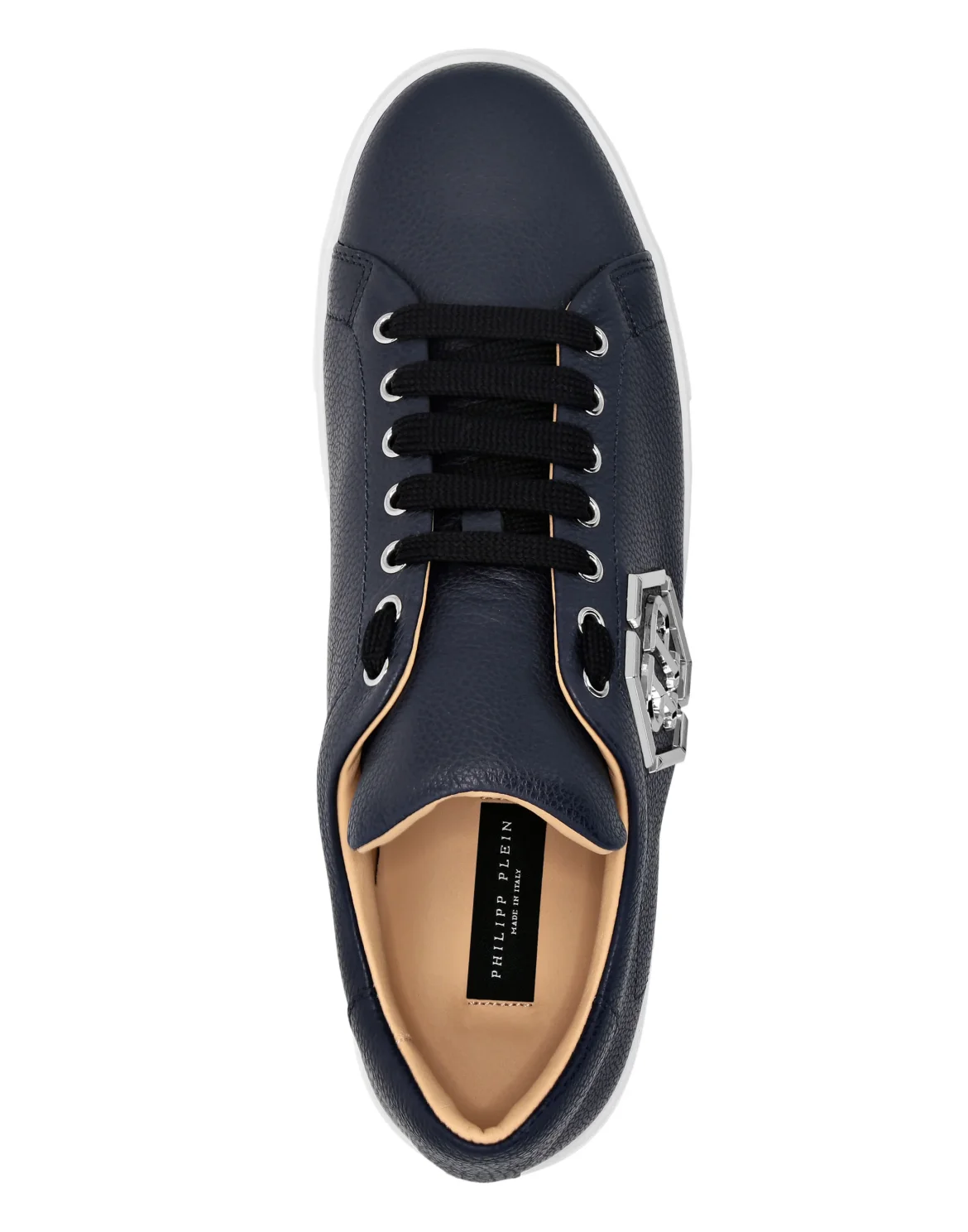 Leather Lo-Top Sneakers Hexagon, цвет: Синий