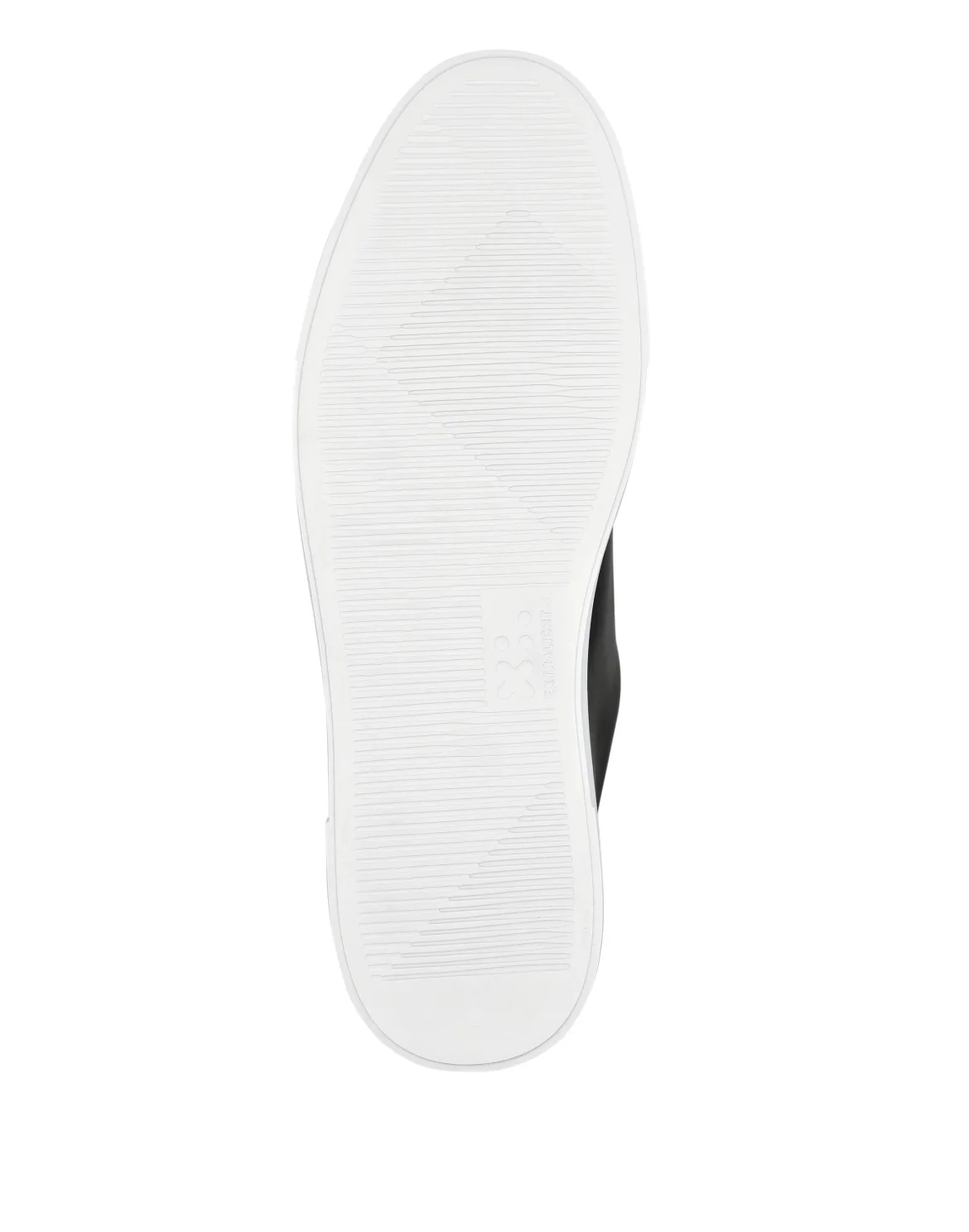 Leather Lo-Top Sneakers Skull and Plein, цвет: Черный