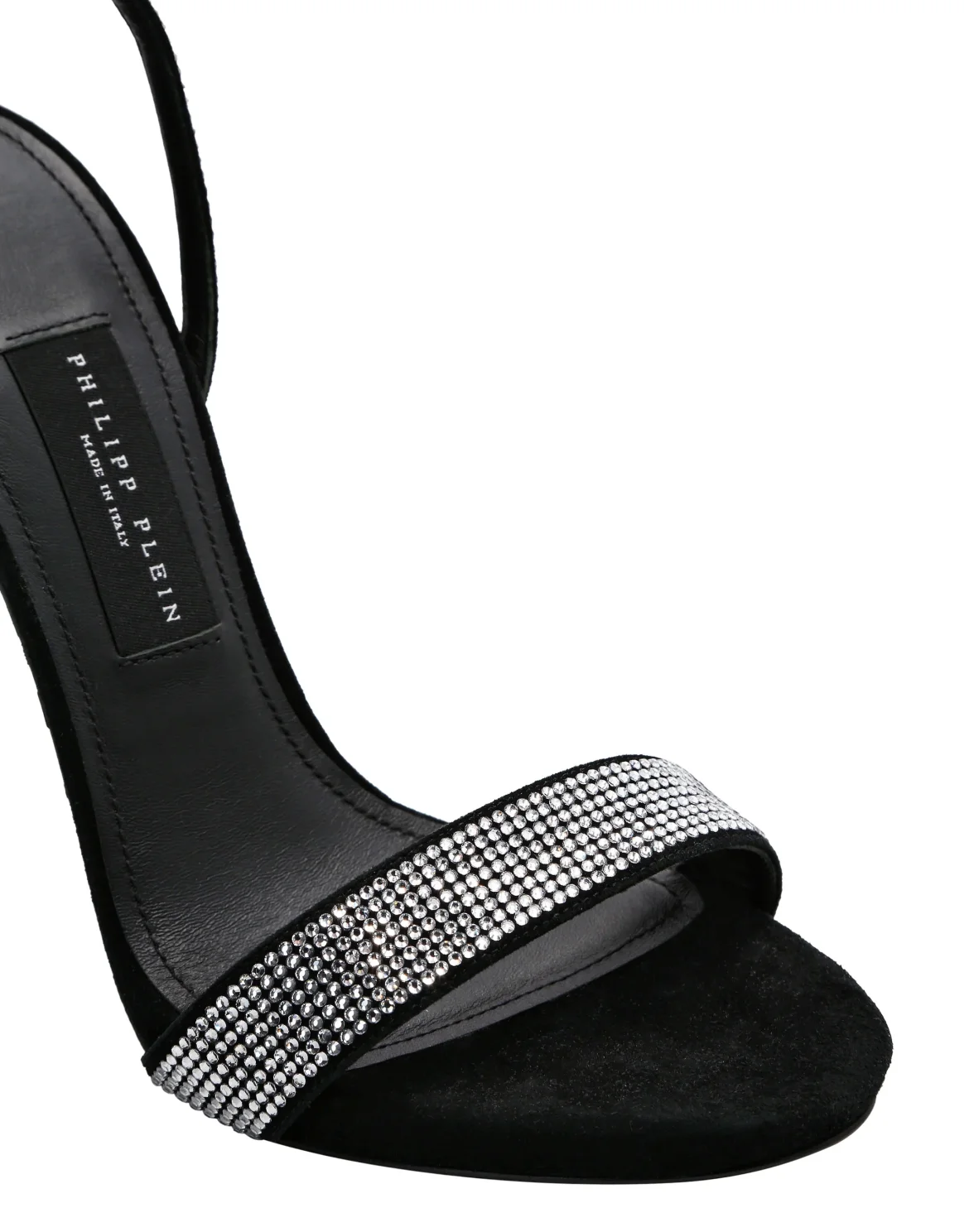 Crystal Ankle Strap Sandals, цвет: Прозрачный
