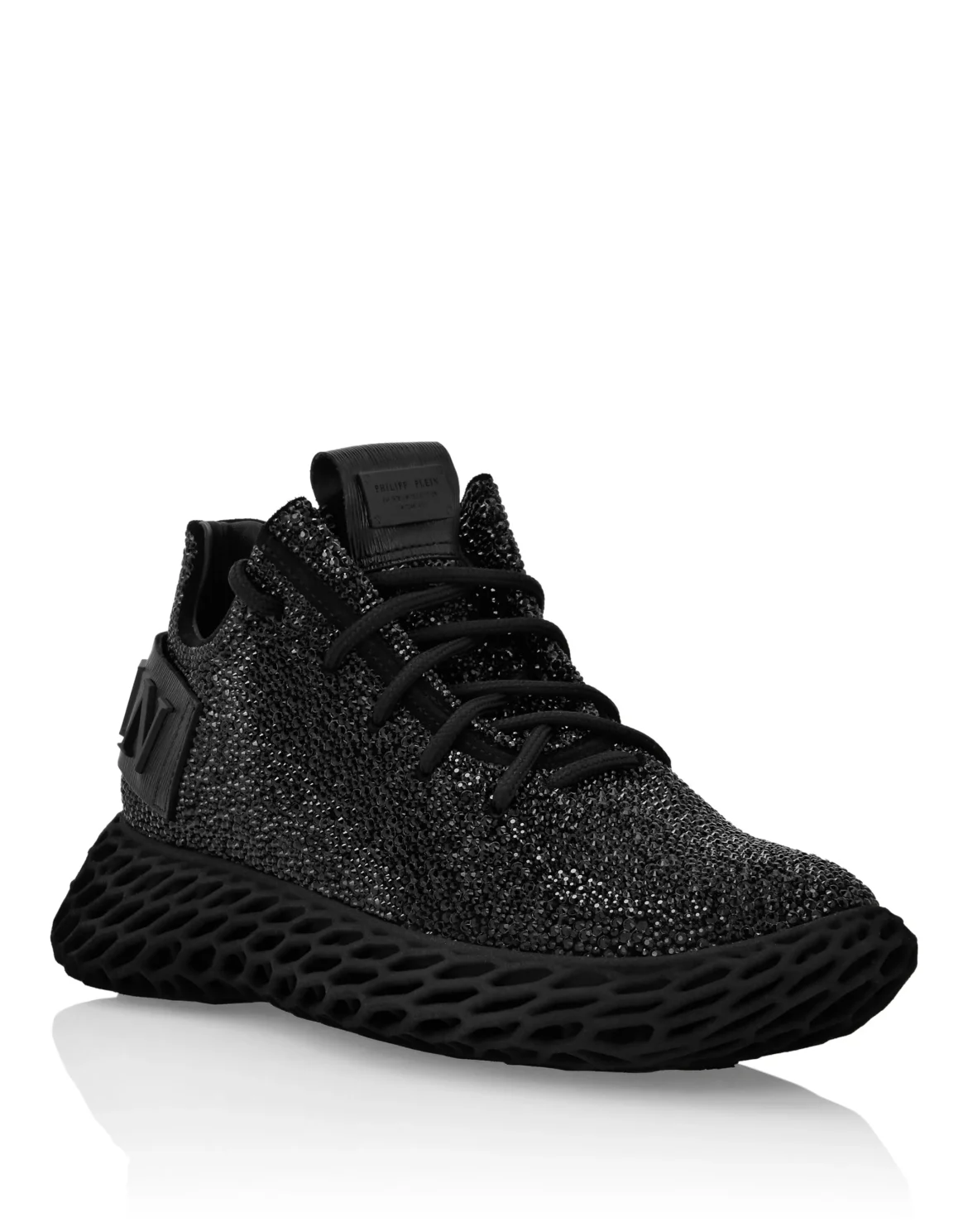 RUNNER SNEAKERS $KELETON CAVIAR, цвет: Черный