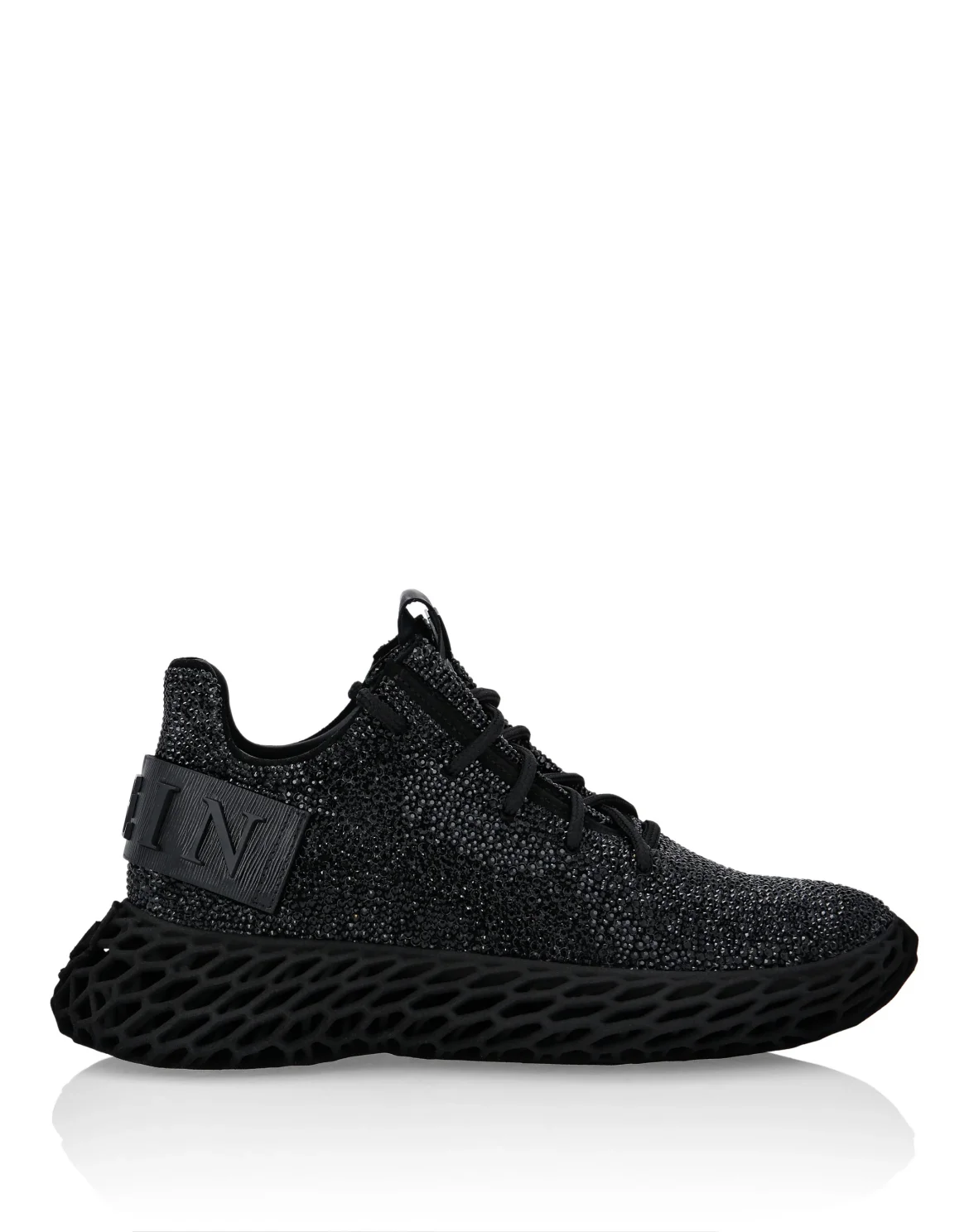 RUNNER SNEAKERS $KELETON CAVIAR, цвет: Черный