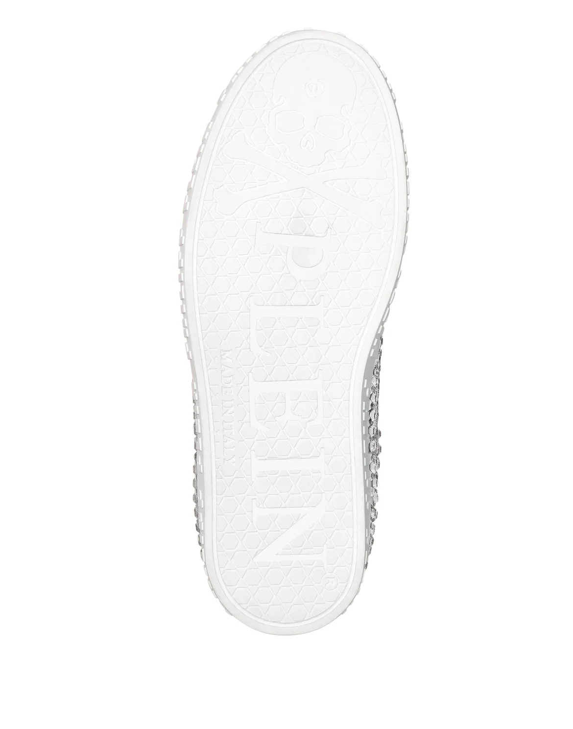 Leather Lo-Top Sneakers Full Stones  King Power, цвет: Белый