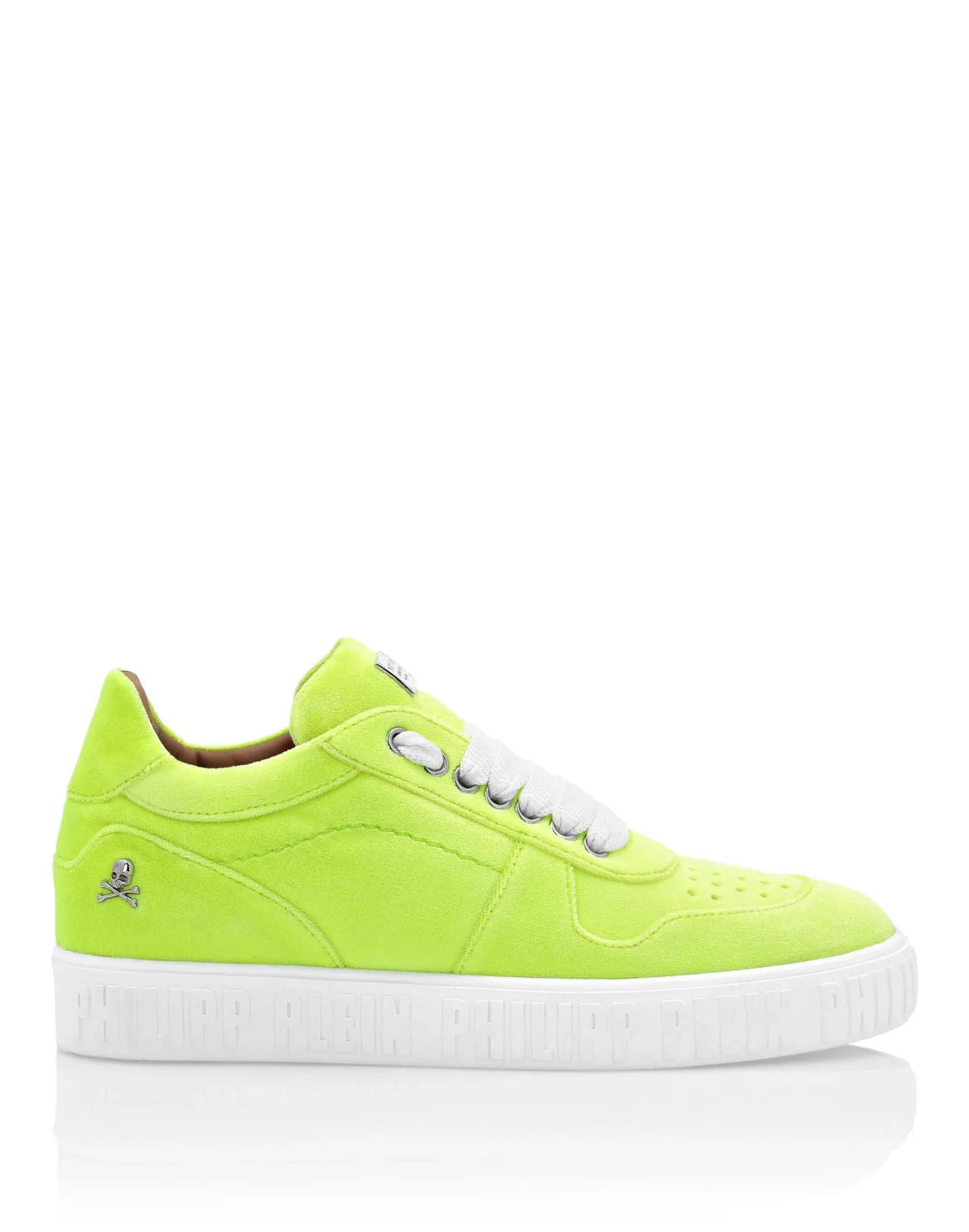 Velvet Lo-Top Sneakers King Power, цвет: Желтый
