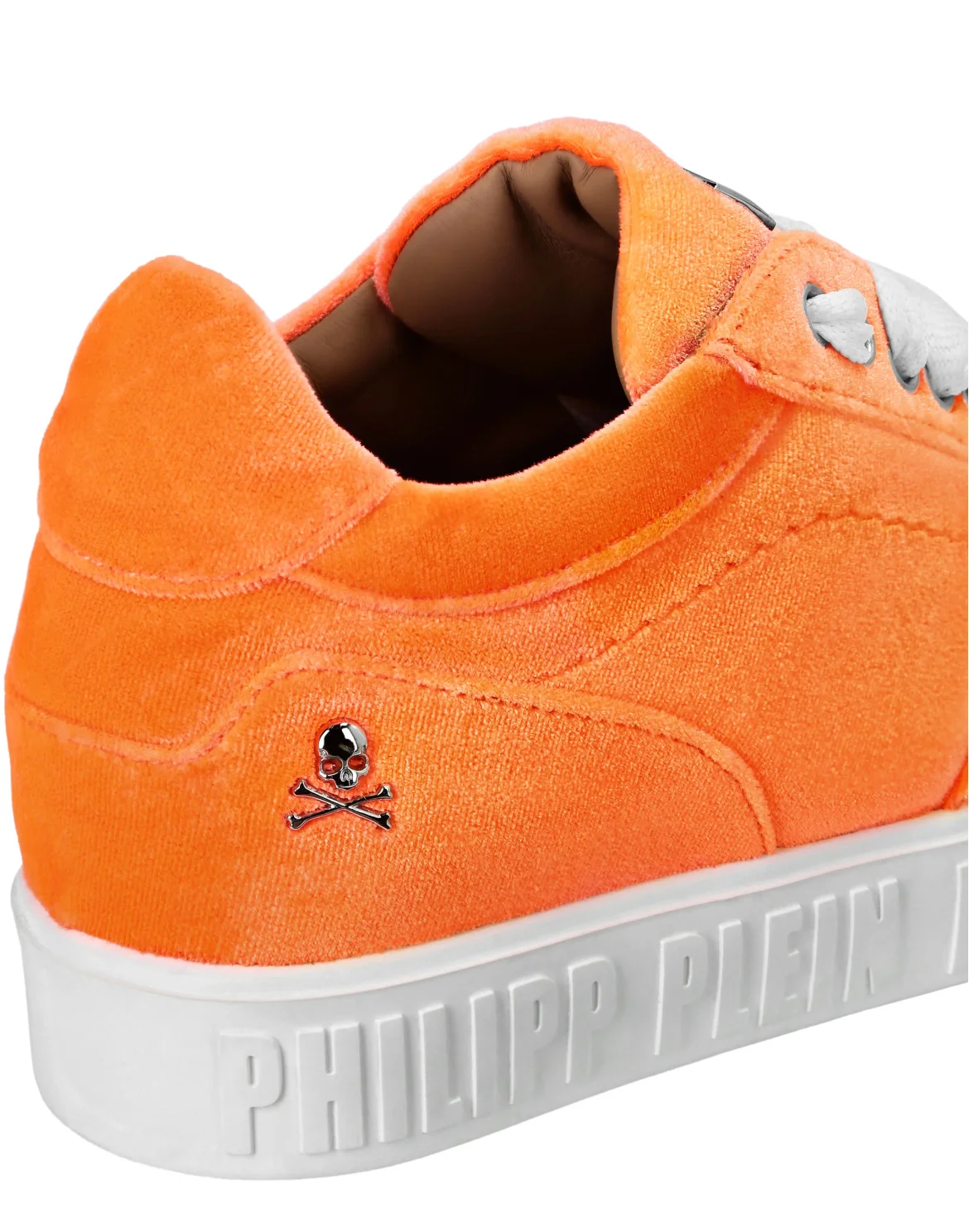 Velvet Lo-Top Sneakers King Power, цвет: Оранжевый