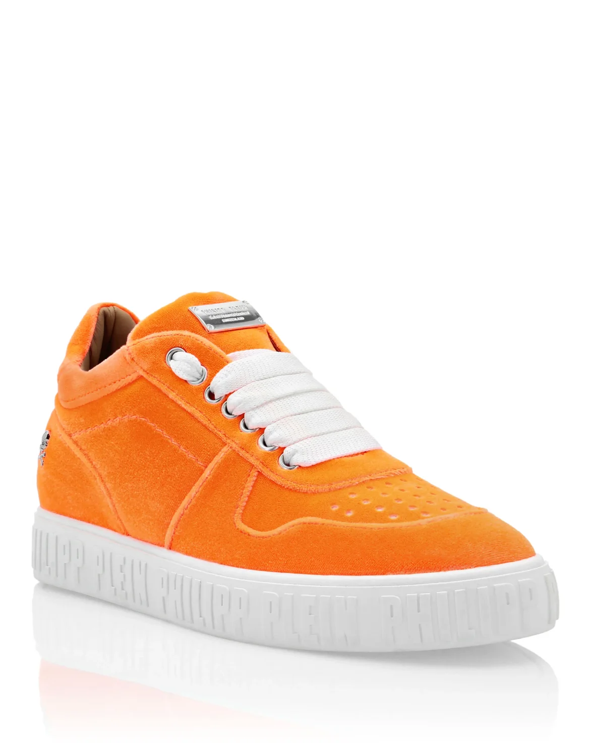 Velvet Lo-Top Sneakers King Power, цвет: Оранжевый