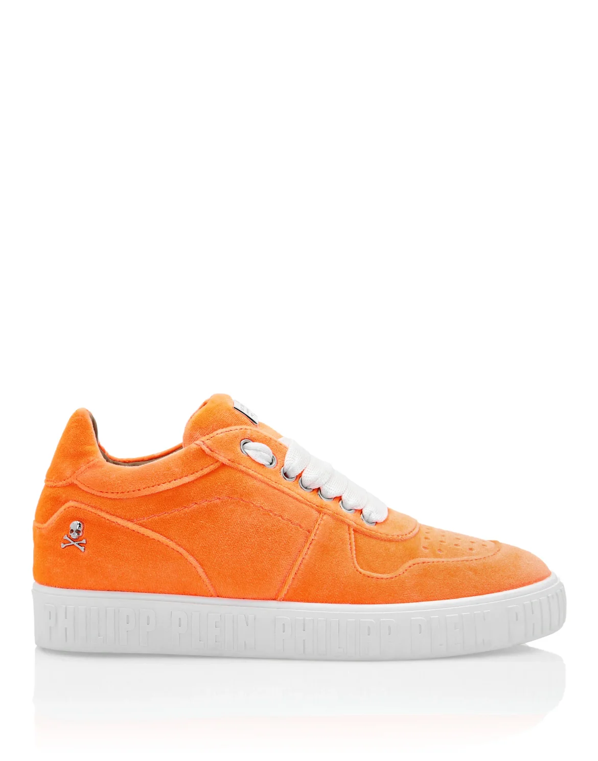 Velvet Lo-Top Sneakers King Power, цвет: Оранжевый