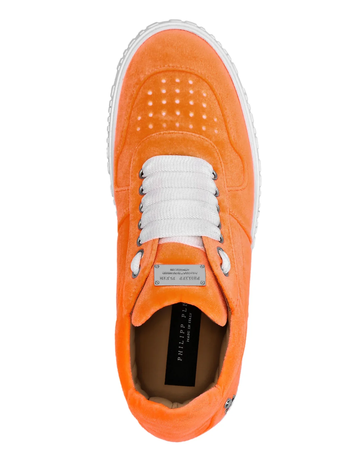 Velvet Lo-Top Sneakers King Power, цвет: Оранжевый