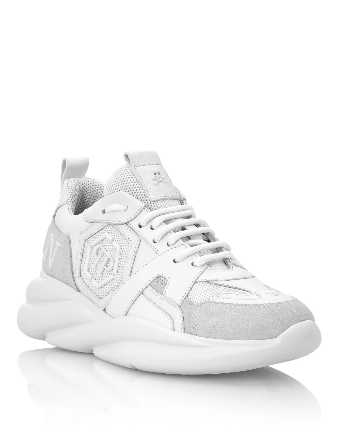 Runner mix materials Plein Hurricane, цвет: Белый