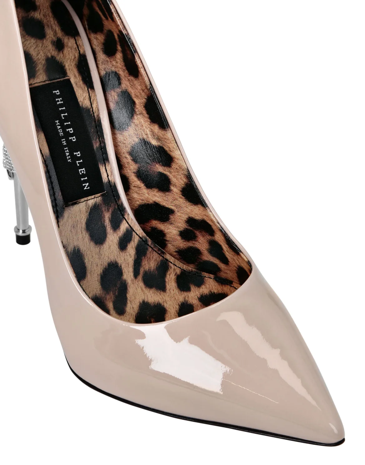 Skull Heel Patent Leather Pumps, цвет: Розовый