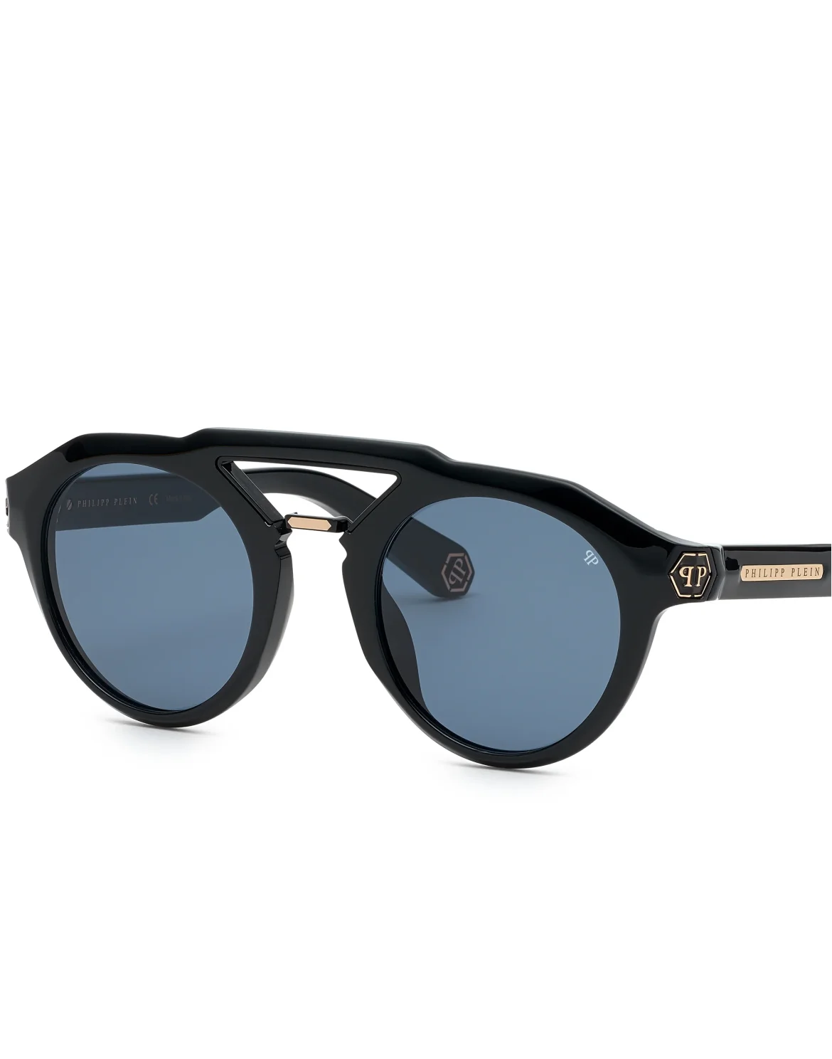 Sunglasses Round PLEIN BRAVE SHADES  HEXAGON, цвет: Черный