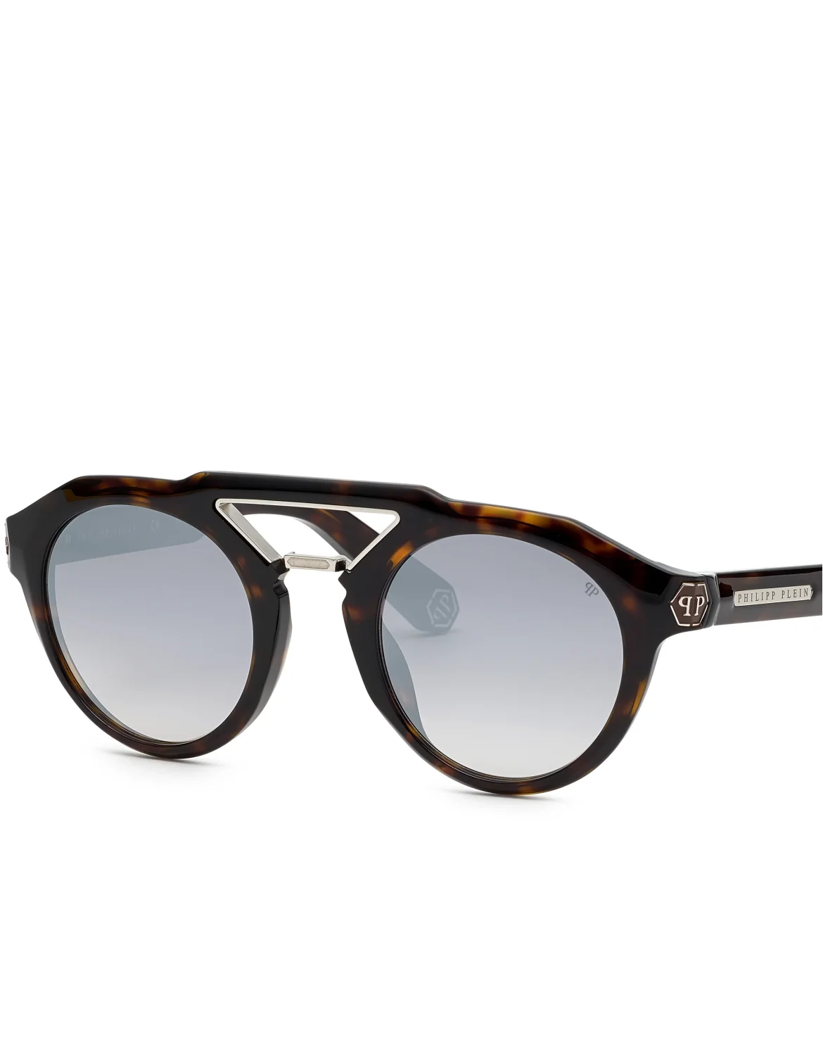 Sunglasses Round PLEIN BRAVE SHADES  HEXAGON, цвет: Коричневый
