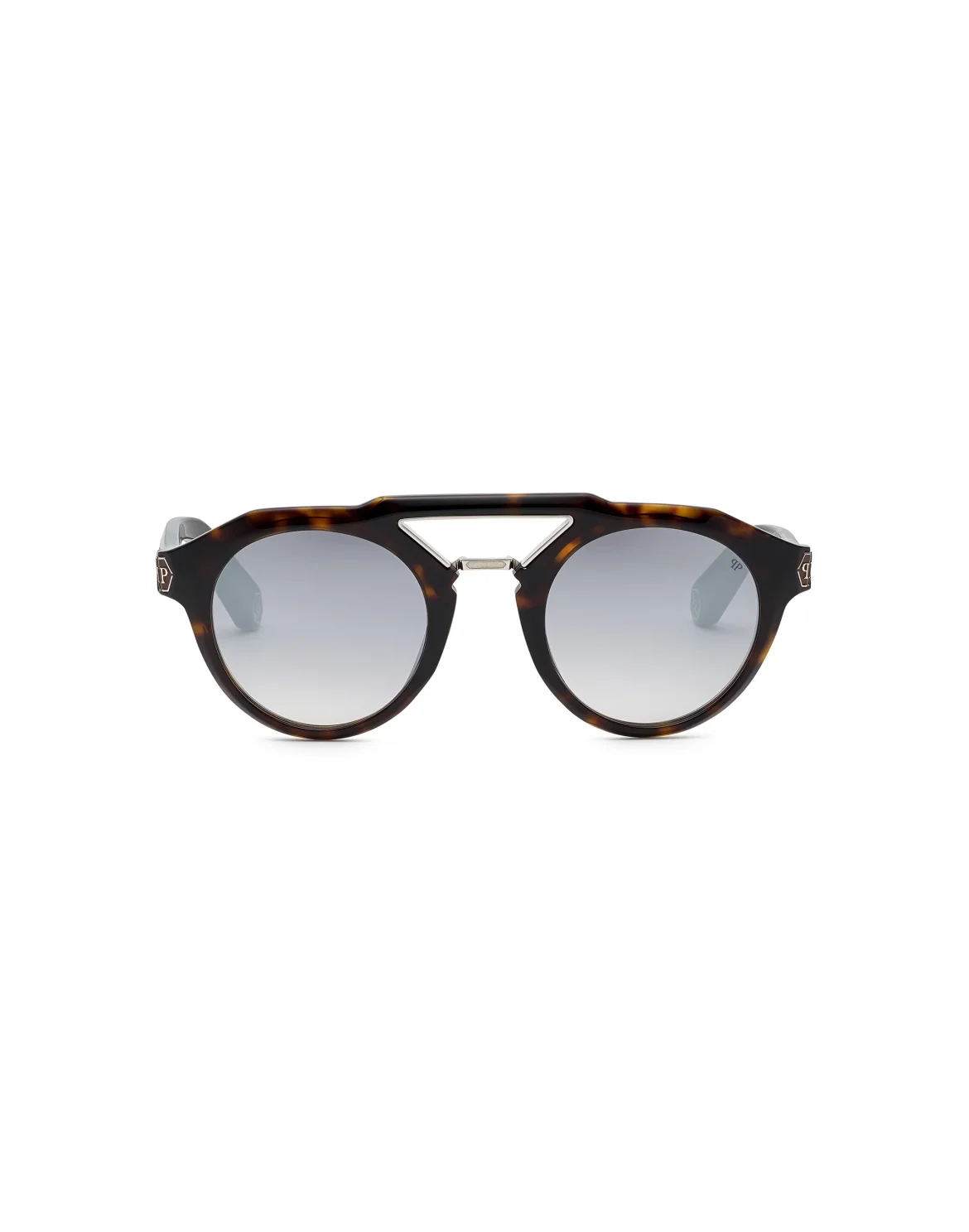 Sunglasses Round PLEIN BRAVE SHADES  HEXAGON, цвет: Коричневый