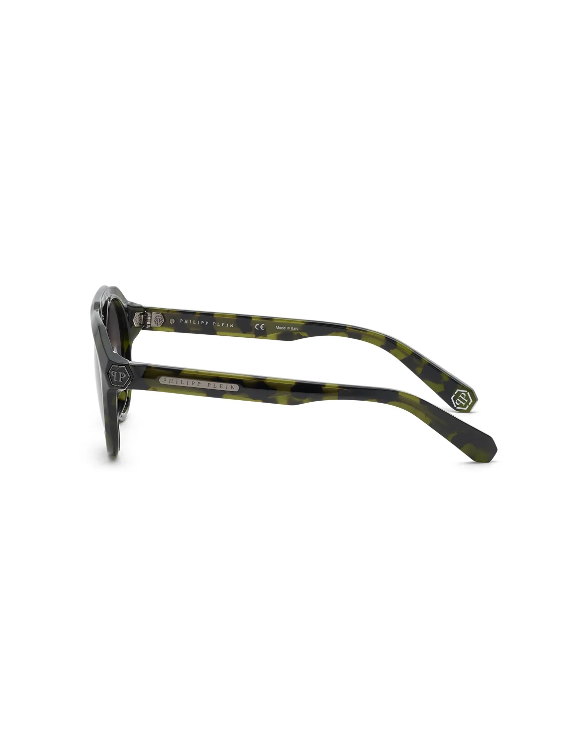 Sunglasses Round PLEIN BRAVE SHADES  HEXAGON, цвет: Зеленый