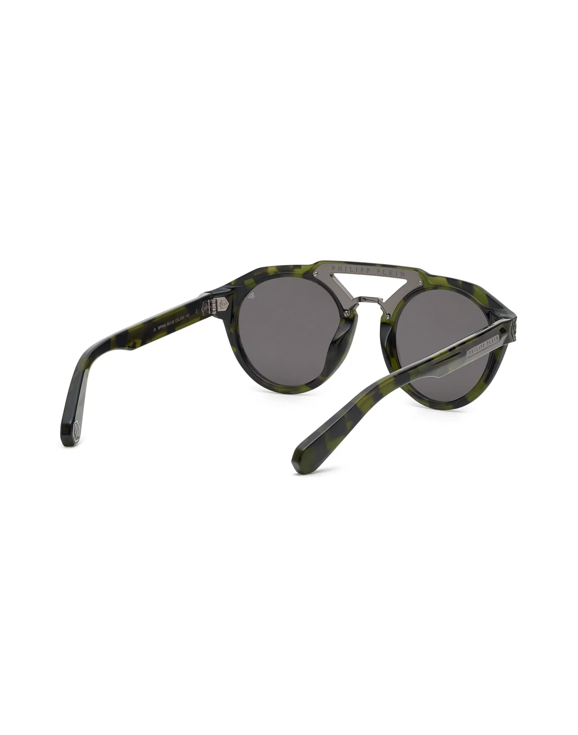 Sunglasses Round PLEIN BRAVE SHADES  HEXAGON, цвет: Зеленый