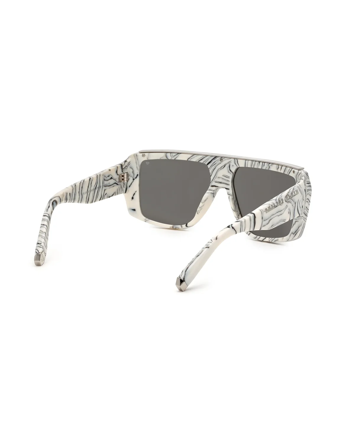 Sunglasses Rectangular Oversize PLEIN HEXAGON, цвет: Белый