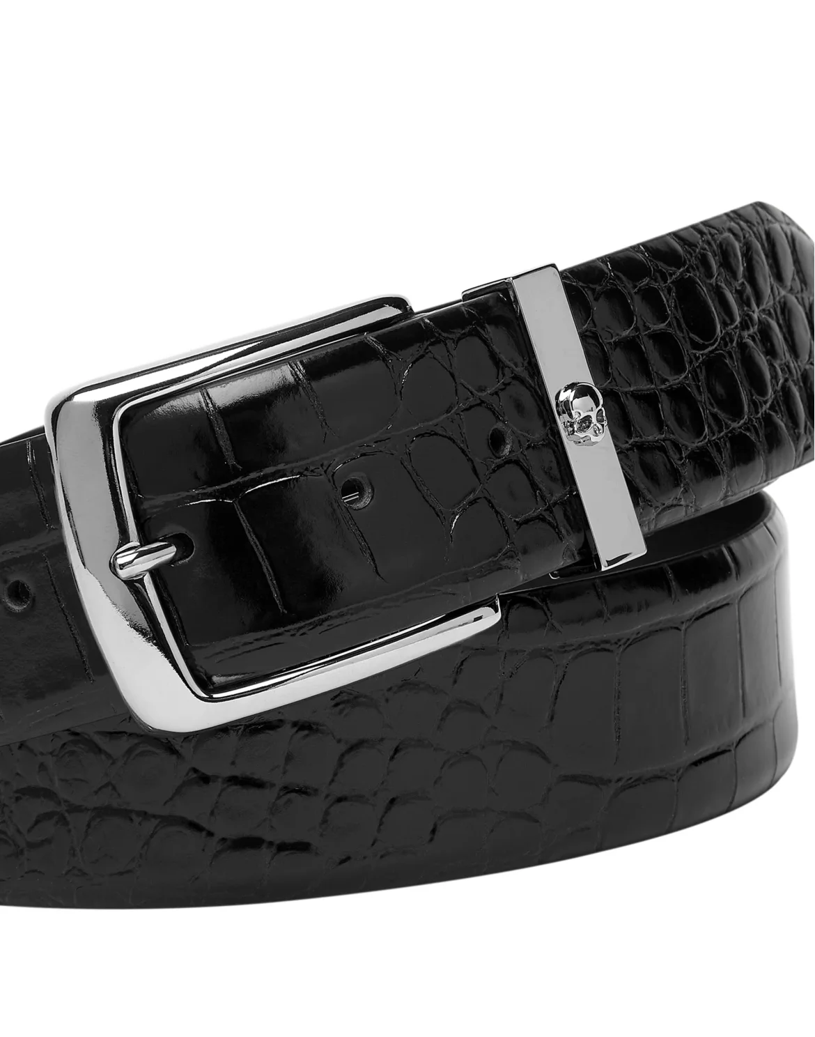 Leather Belt Basic, цвет: Черный