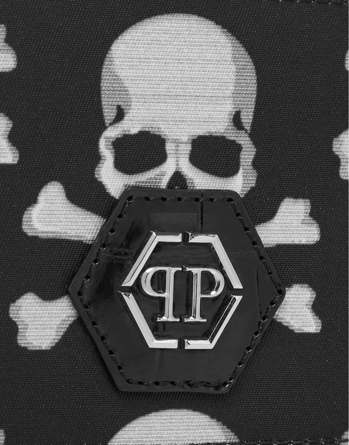 Credit Cards Holder Skull&Bones, цвет: Черный