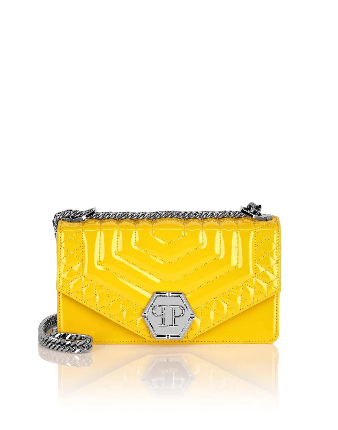 Medium Shoulder Bag Hexagon, цвет: Желтый