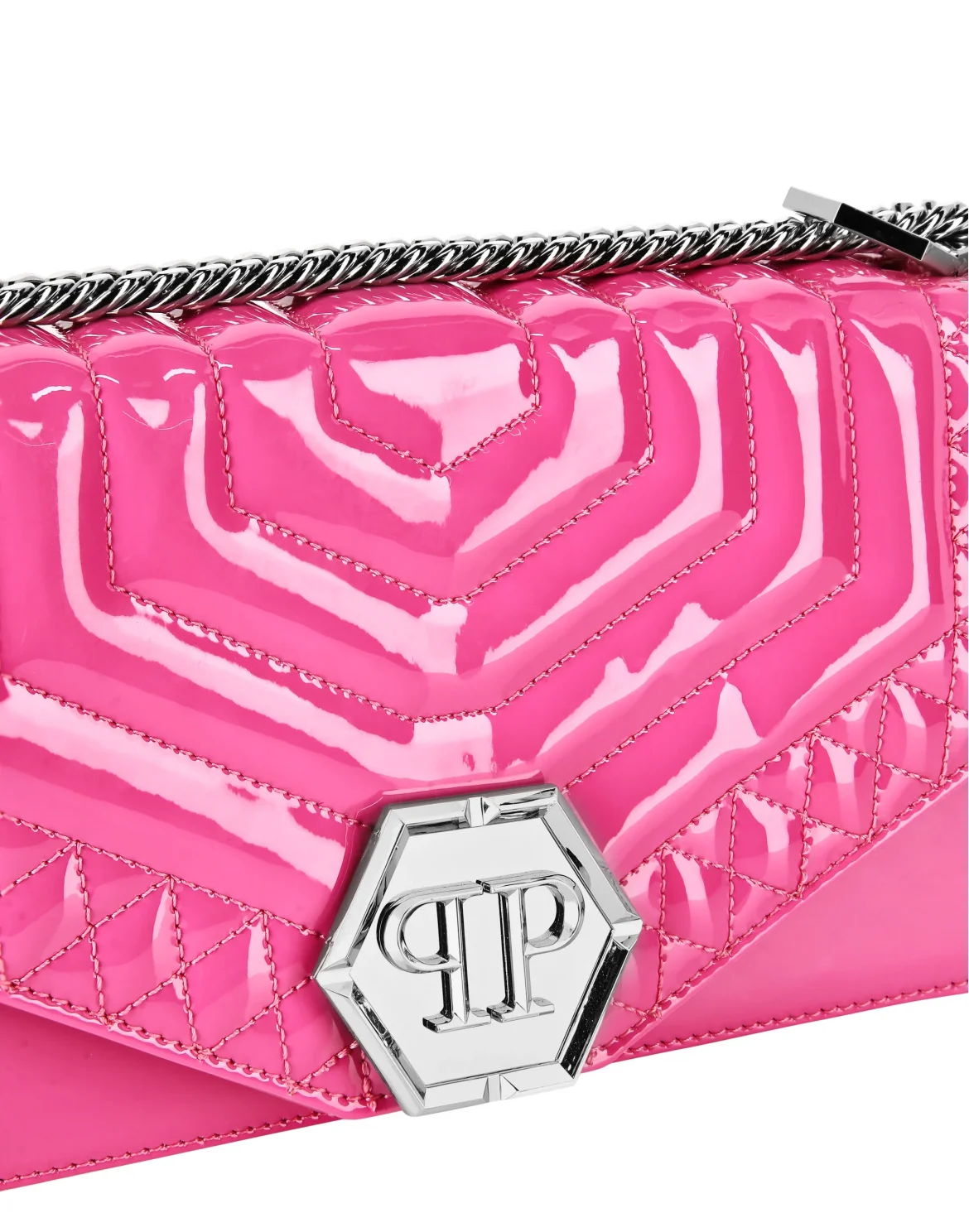 Medium Shoulder Bag Hexagon, цвет: Розовый