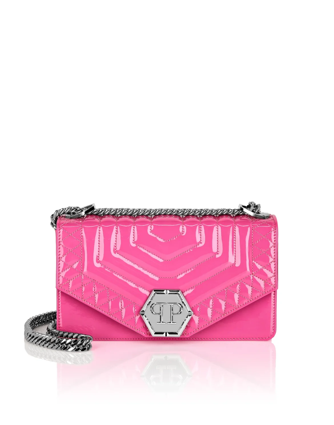 Medium Shoulder Bag Hexagon, цвет: Розовый