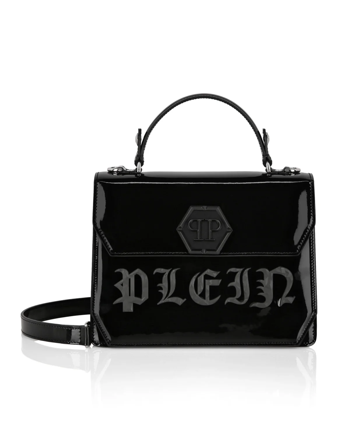 Large Handle Bag Superheroine GOTHIC PLEIN, цвет: Черный