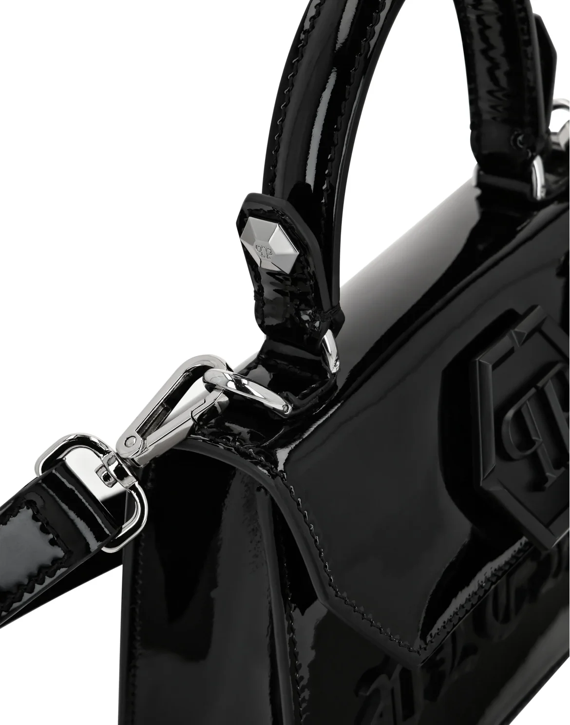Small Handle Bag Superheroine GOTHIC PLEIN, цвет: Черный