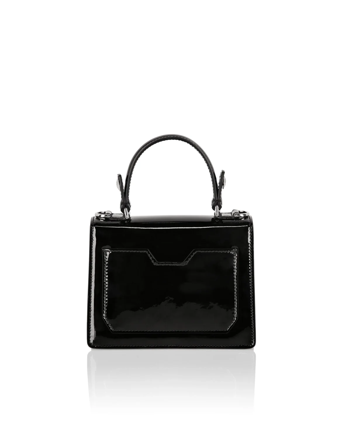 Small Handle Bag Superheroine GOTHIC PLEIN, цвет: Черный