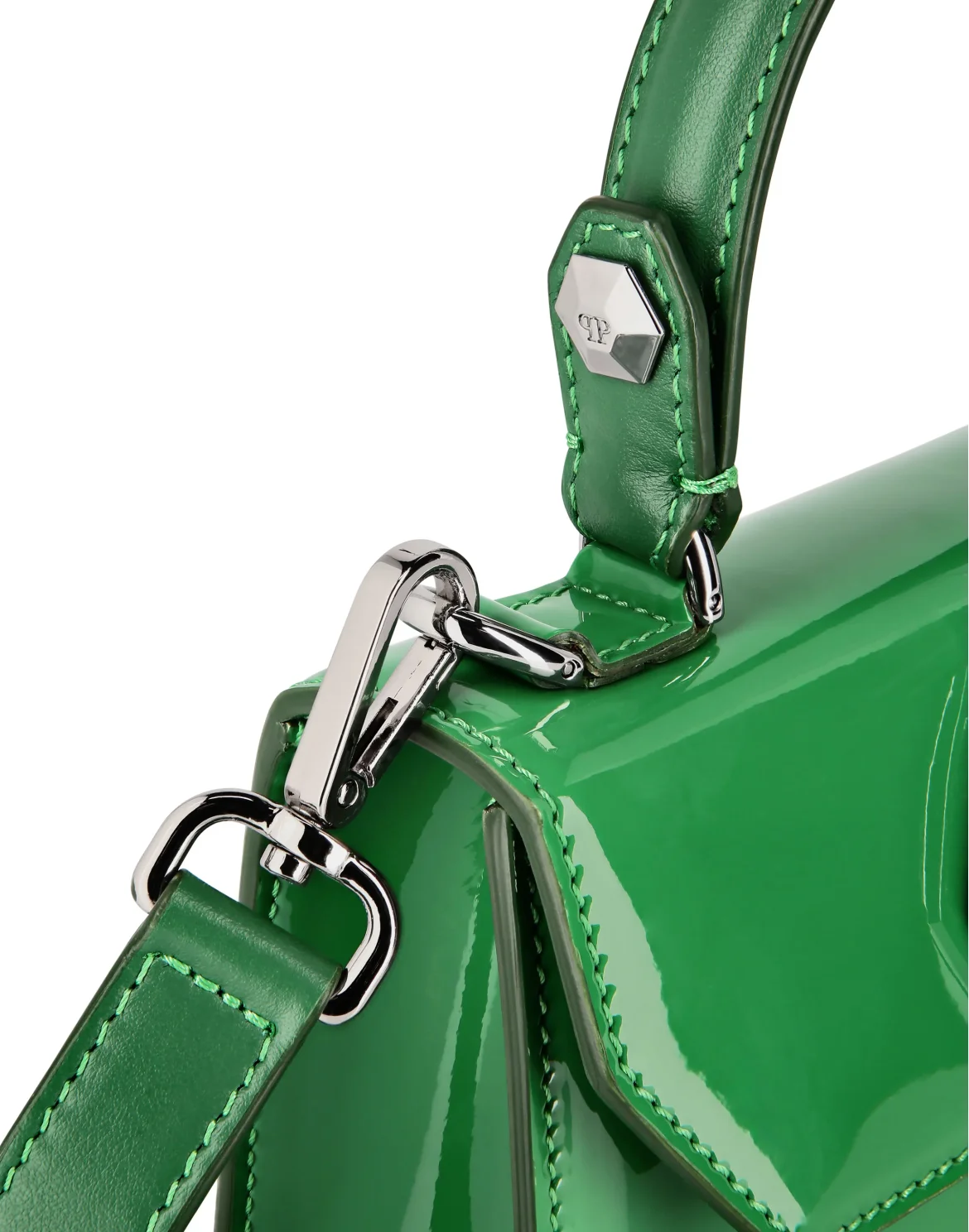 Small Handle Bag Superheroine, цвет: Зеленый