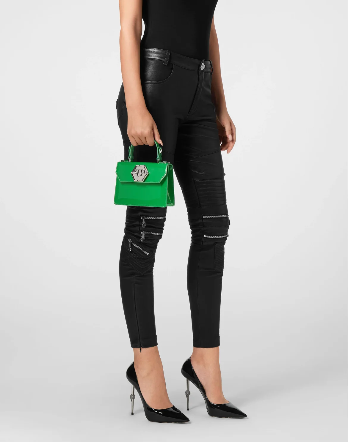 Small Handle Bag Superheroine, цвет: Зеленый