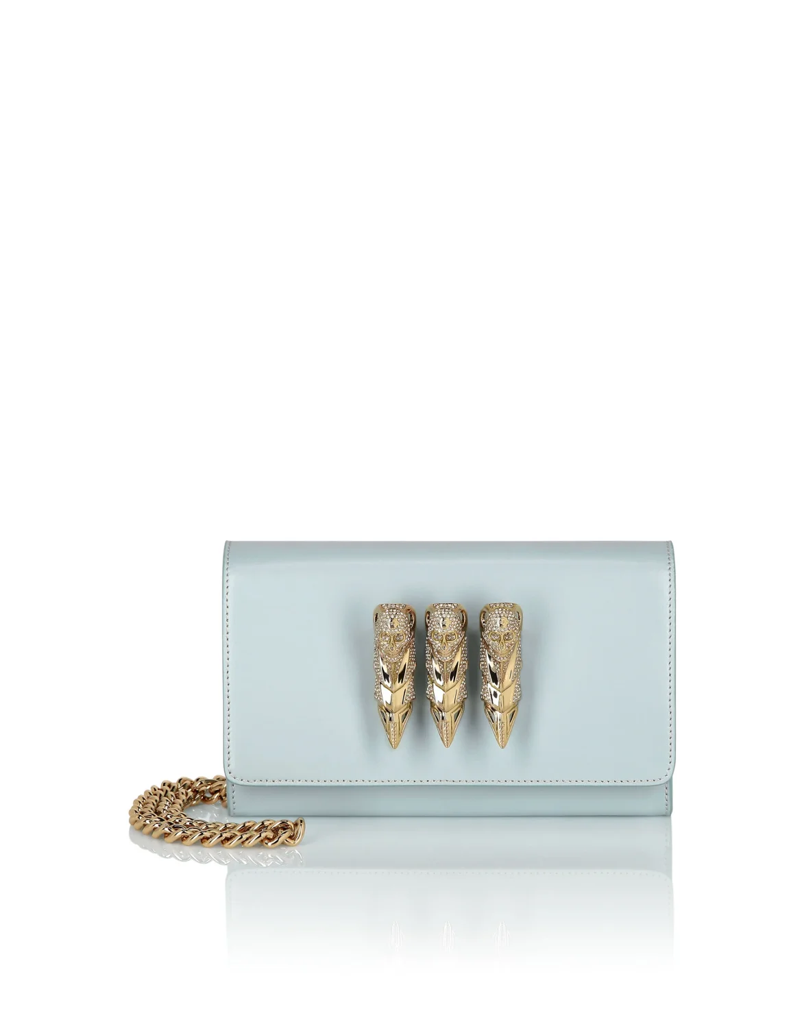 Claw Clutch with Crystals, цвет: Бирюзовый