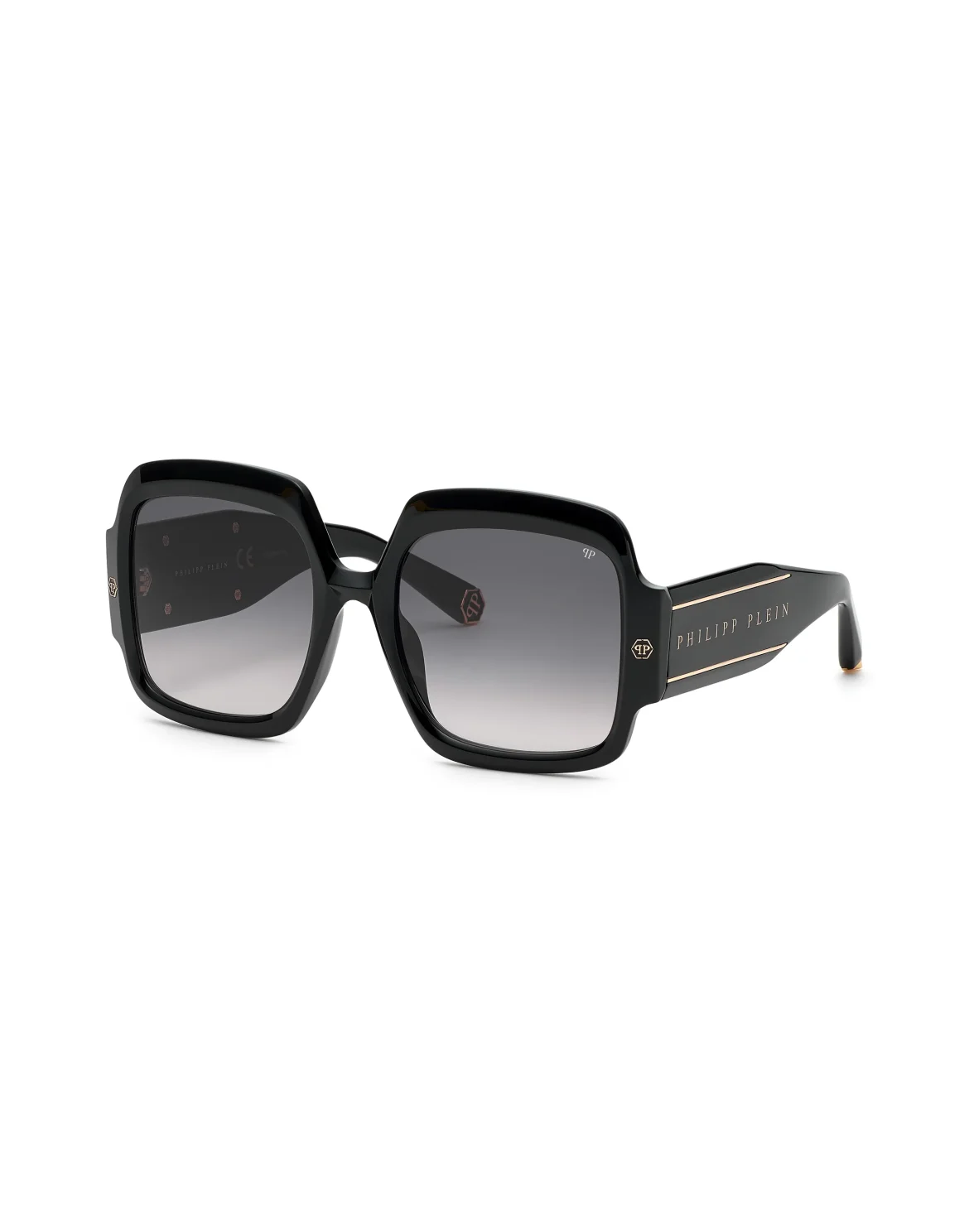 Sunglasses Square Oversize PLEIN FIRST LADY DUBAI, цвет: Черный