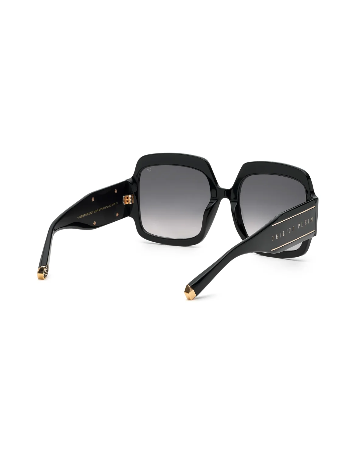 Sunglasses Square Oversize PLEIN FIRST LADY DUBAI, цвет: Черный