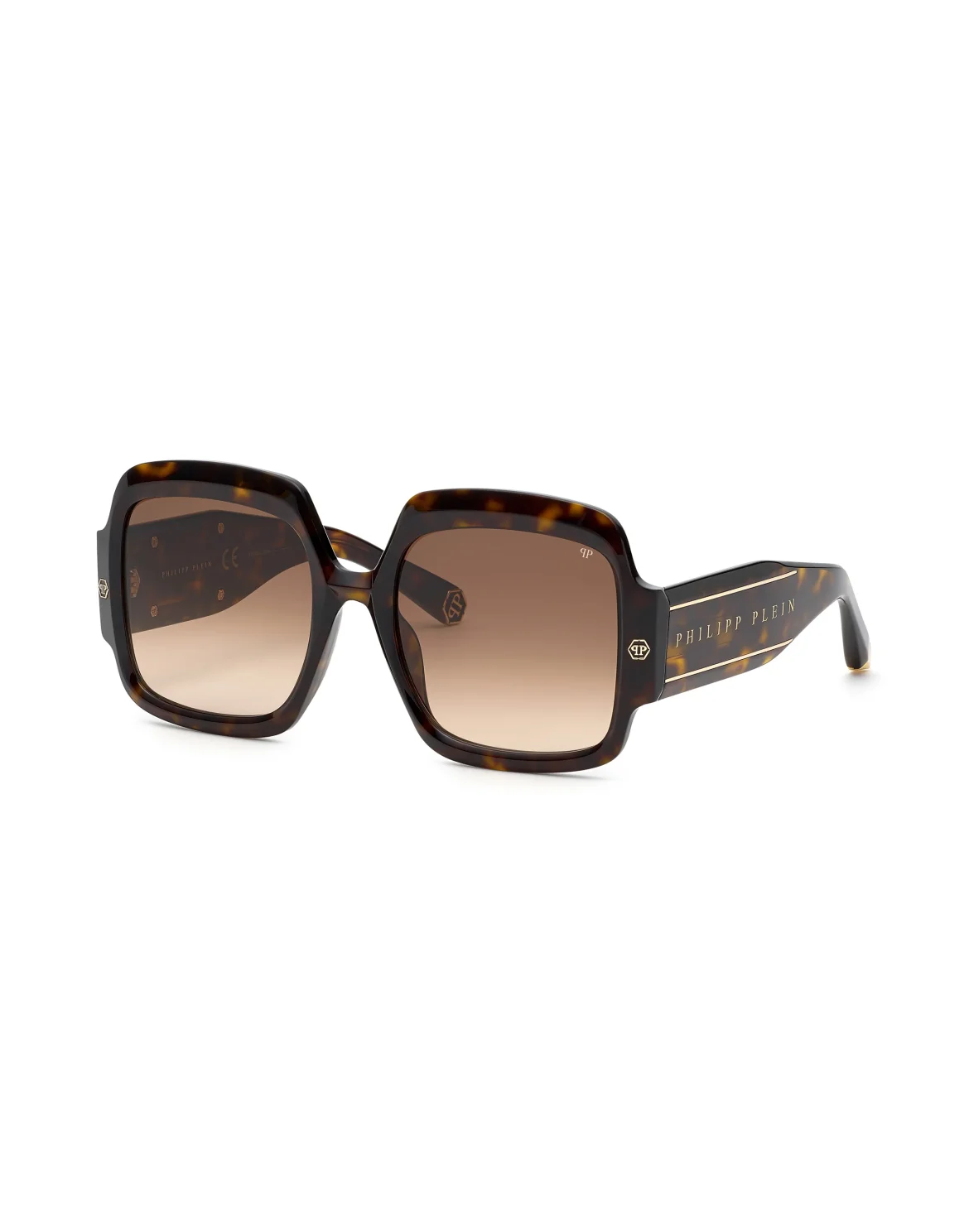 Sunglasses Square Oversize PLEIN FIRST LADY DUBAI, цвет: Коричневый