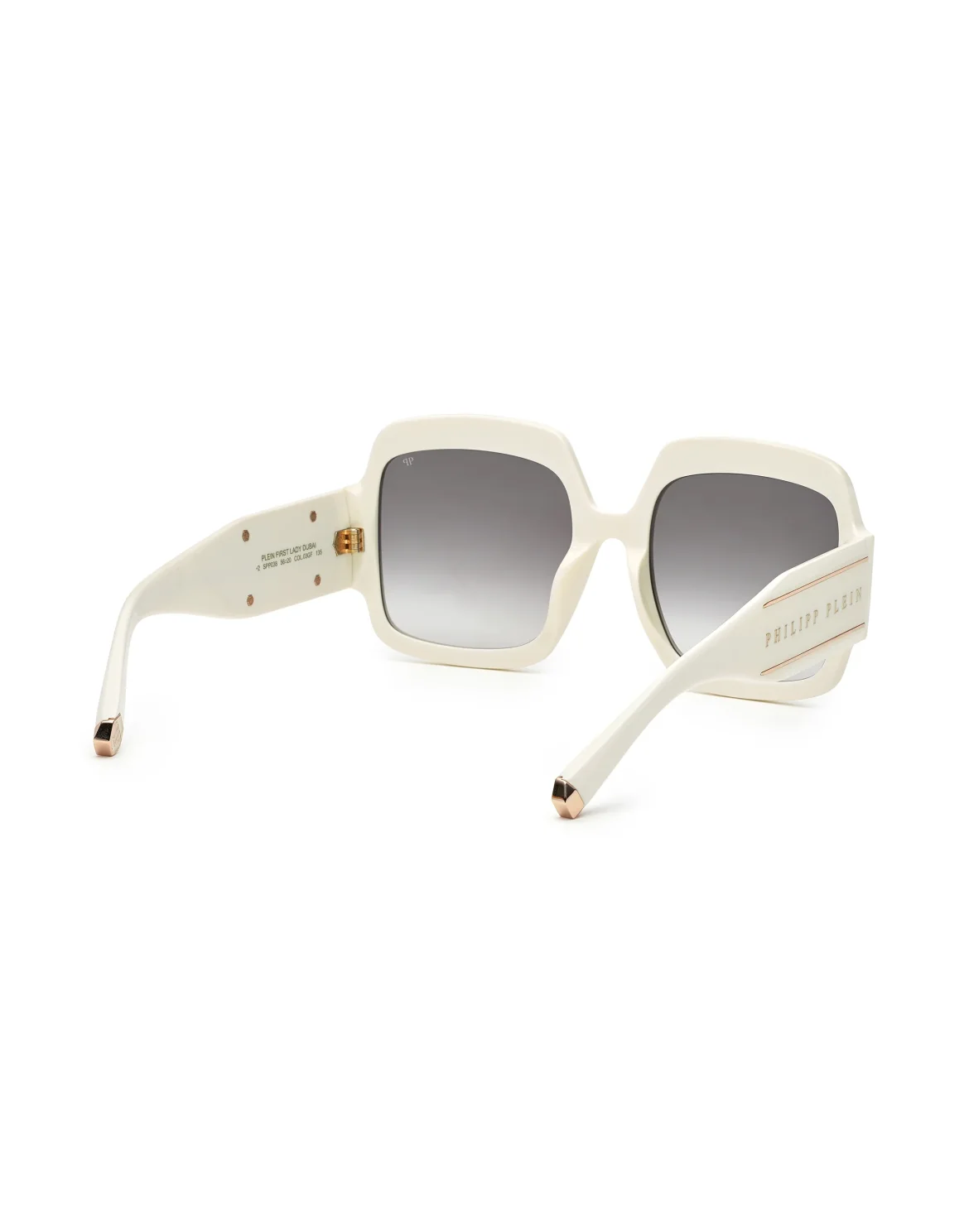Sunglasses Square Oversize PLEIN FIRST LADY DUBAI, цвет: Бежевый