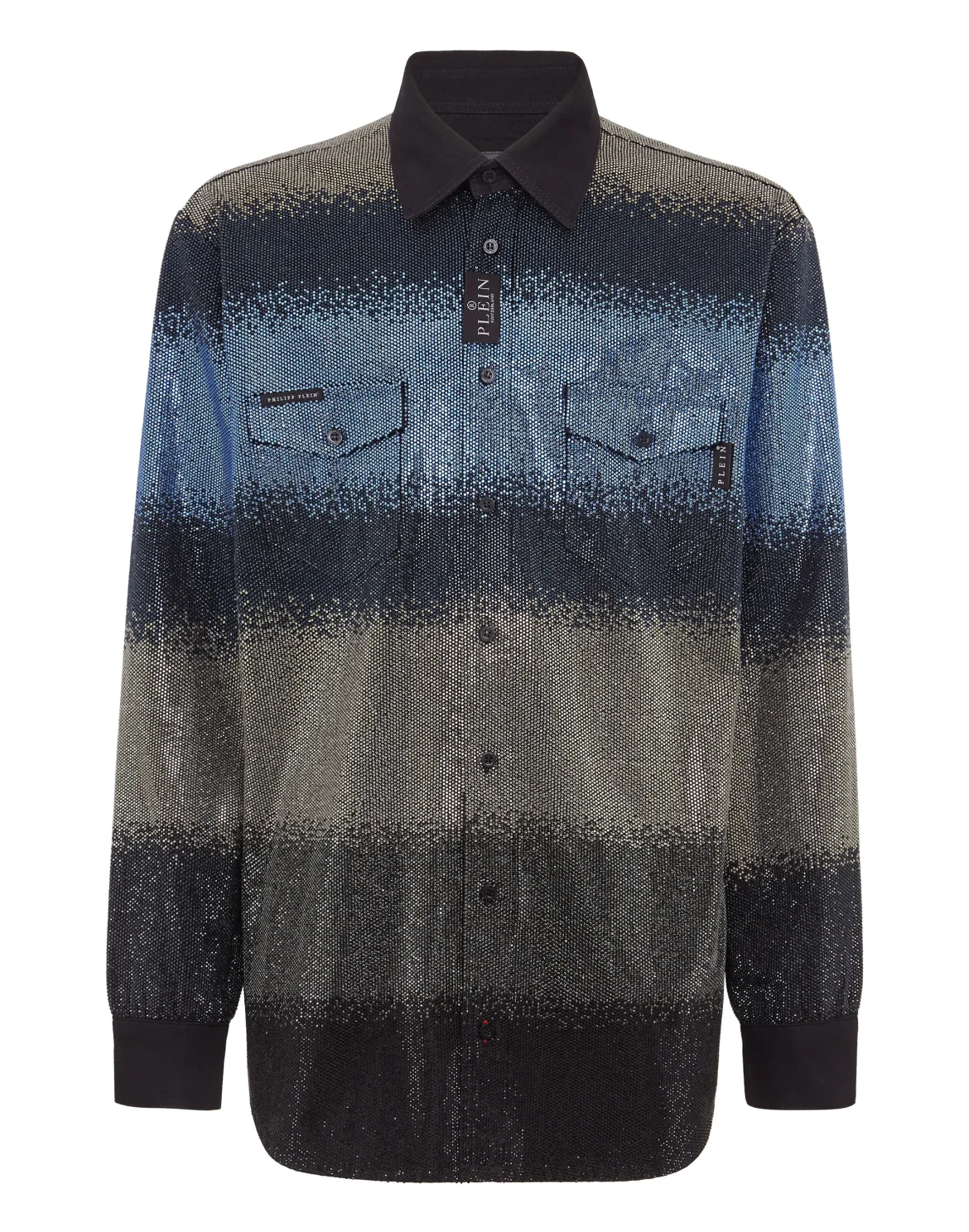 Denim Shirt Crystal, цвет: Синий