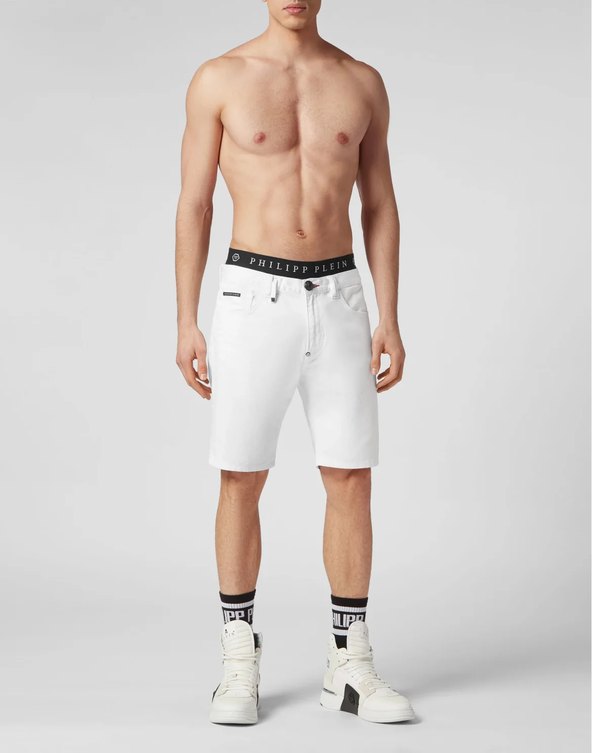 Denim Shorts Mykonos  Fit, цвет: Белый