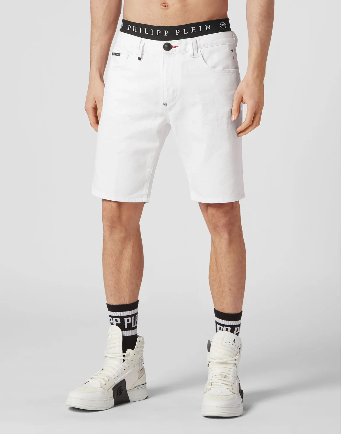 Denim Shorts Mykonos  Fit, цвет: Белый