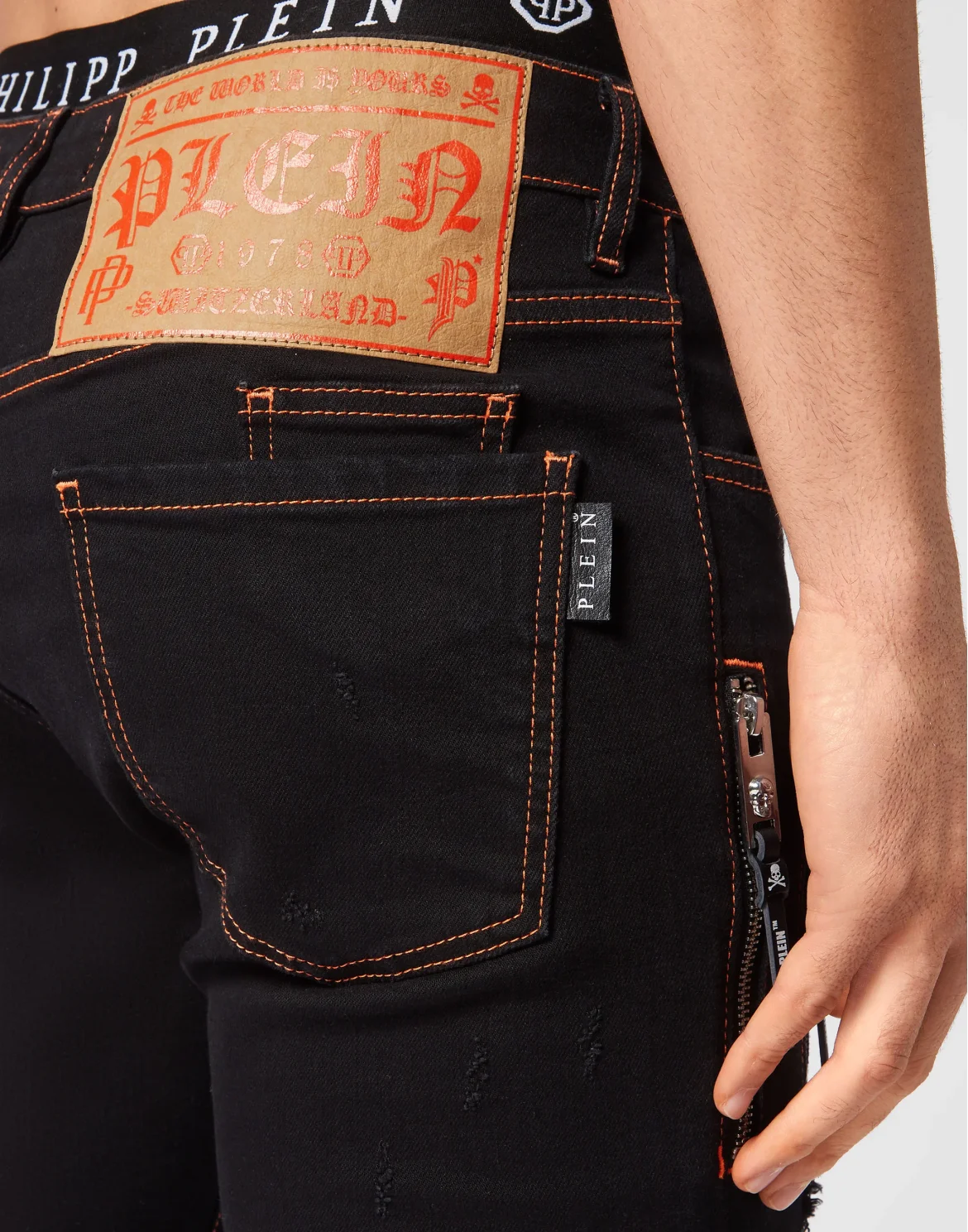 Denim Trousers Super Straight Cut, цвет: Черный