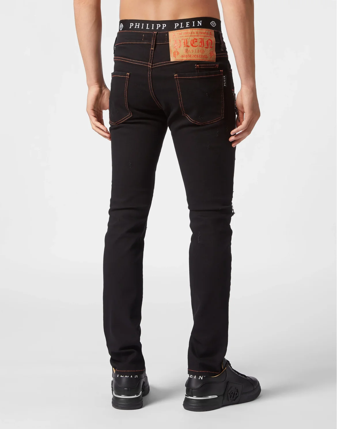 Denim Trousers Super Straight Cut, цвет: Черный