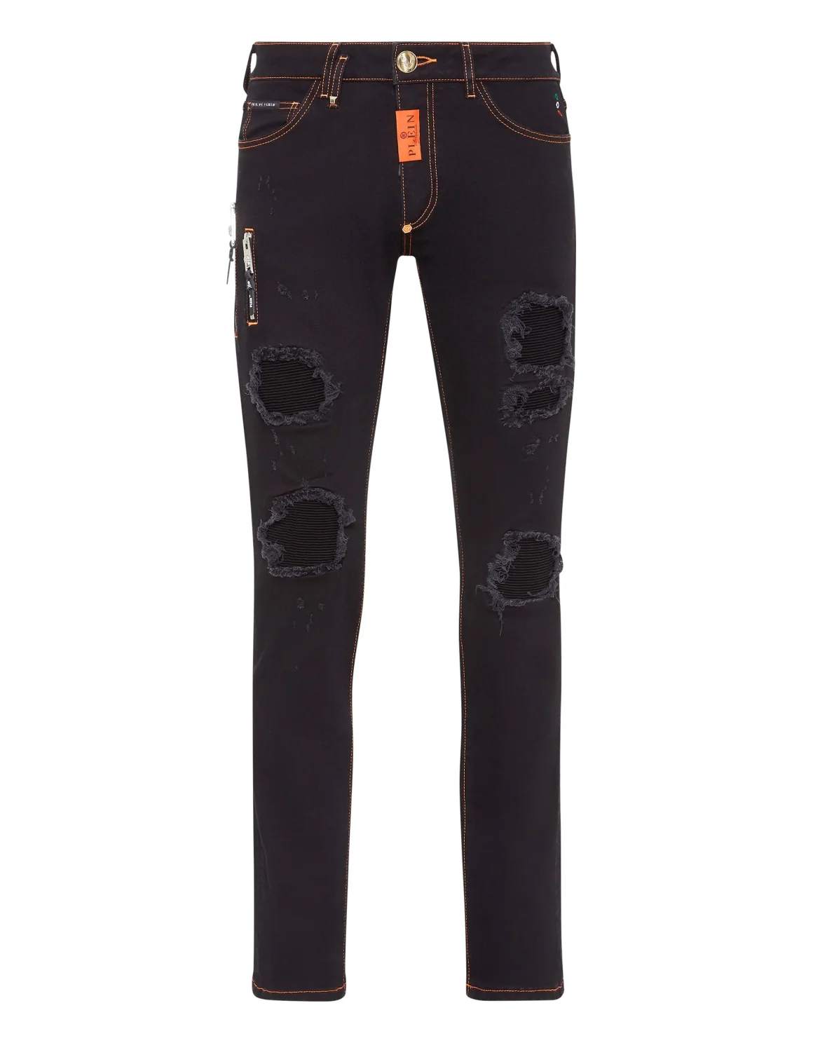 Denim Trousers Super Straight Cut, цвет: Черный