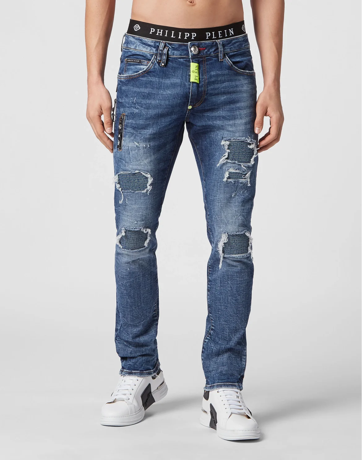 Denim Trousers Super Straight Cut, цвет: Синий