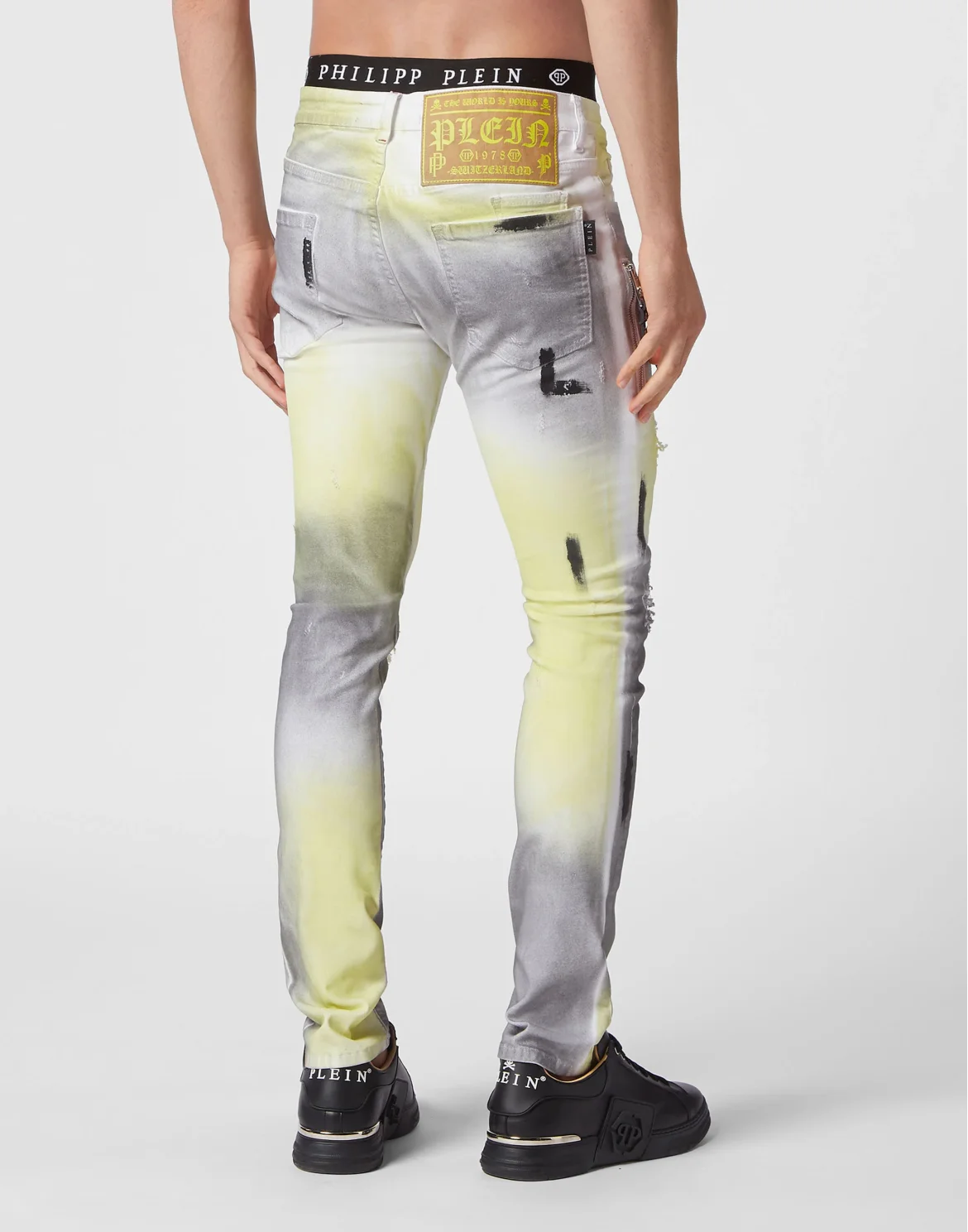 Denim Trousers Super Straight Cut, цвет: Желтый