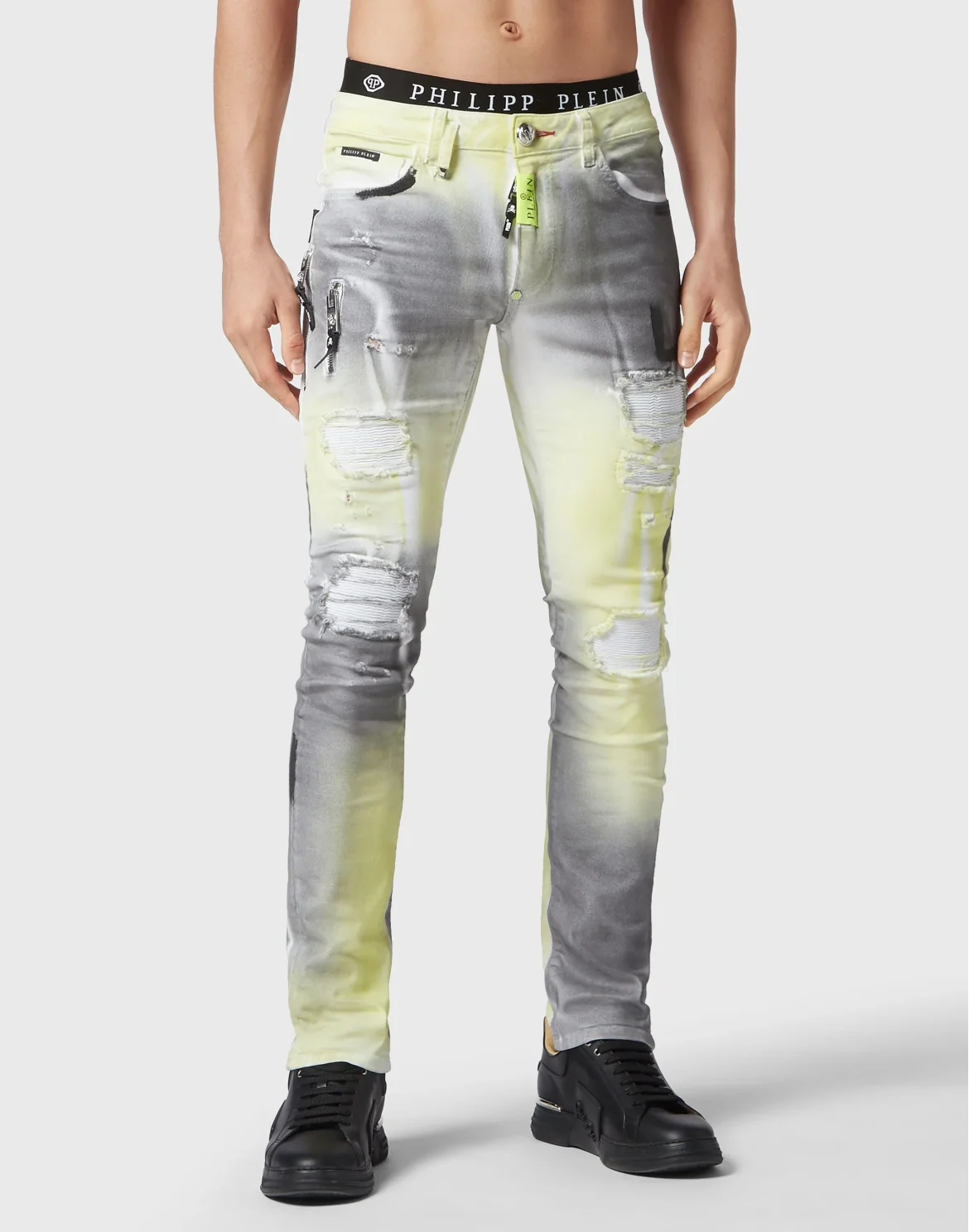 Denim Trousers Super Straight Cut, цвет: Желтый