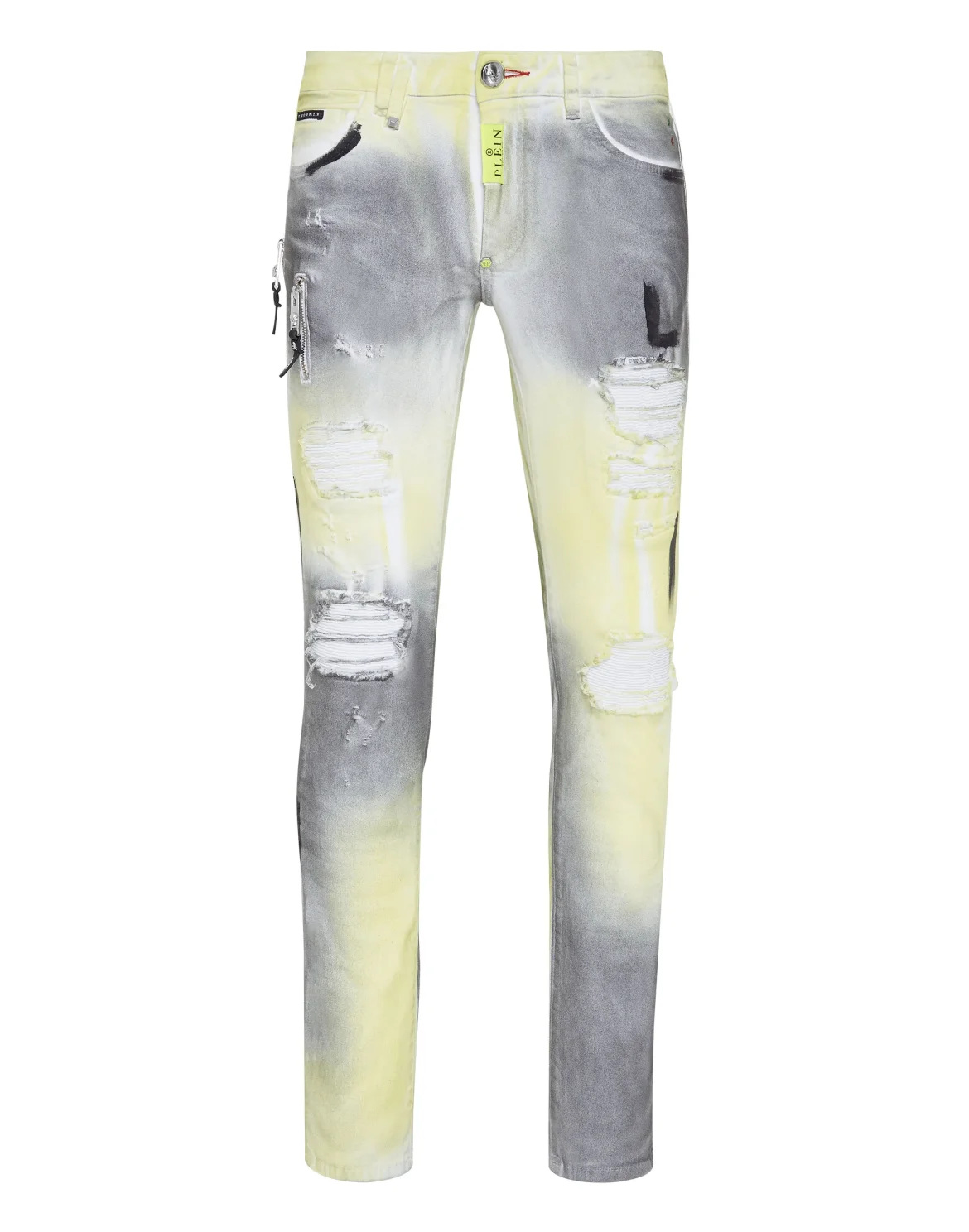 Denim Trousers Super Straight Cut, цвет: Желтый