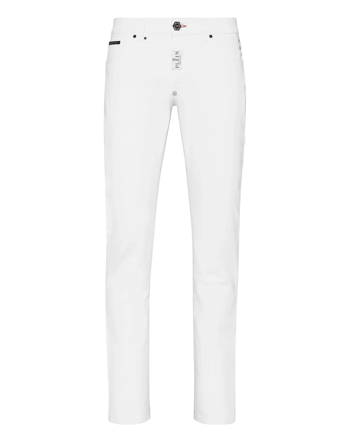 Denim Trousers Super Straight Cut Premium Hexagon, цвет: Белый